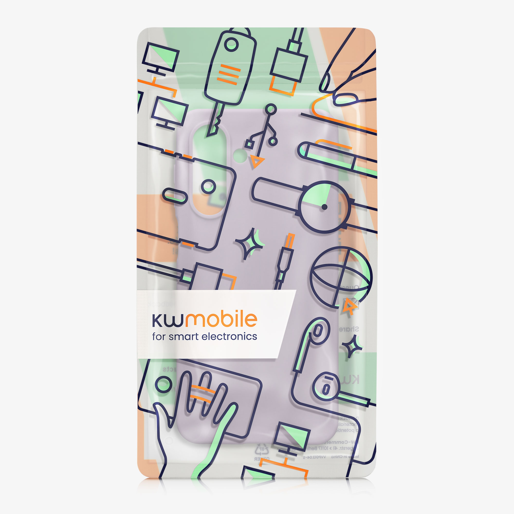 Kryt na mobil Samsung Galaxy A17 4G / 5G kwmobile TPU levandulový