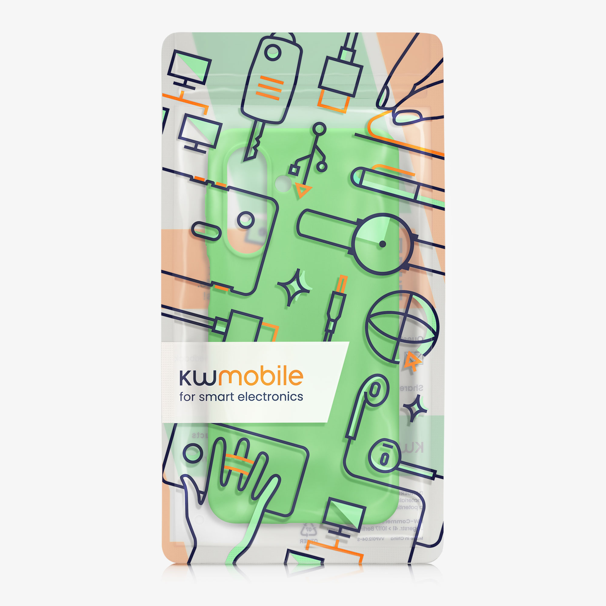 Kryt na mobil Samsung Galaxy A17 4G / 5G kwmobile TPU limetkově zelený