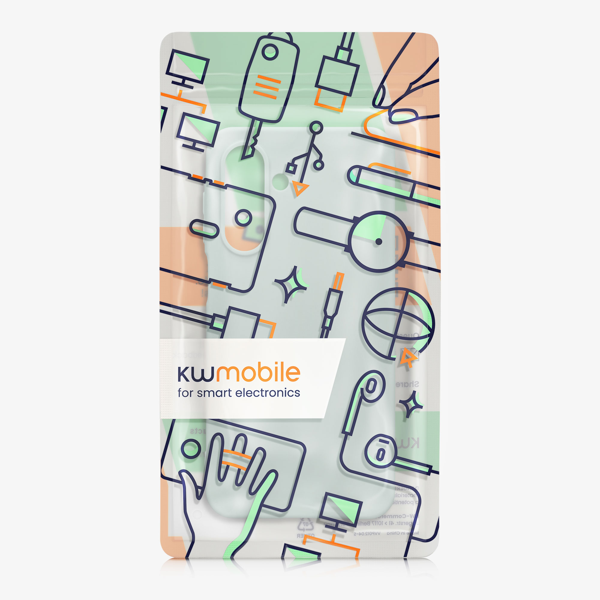Kryt na mobil Samsung Galaxy A17 4G / 5G kwmobile TPU mintový