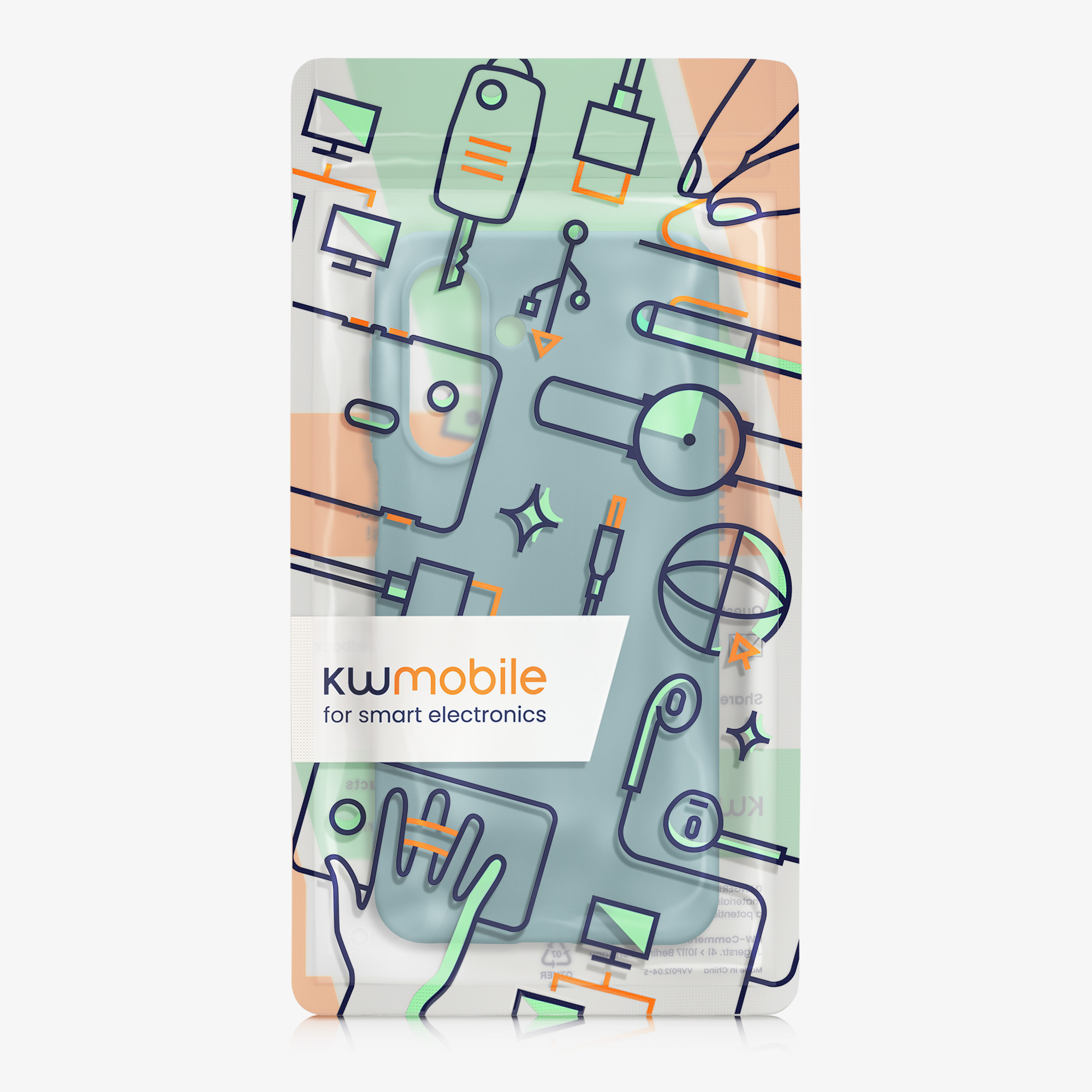 Kryt na mobil Samsung Galaxy A17 4G / 5G kwmobile TPU Arctic Night