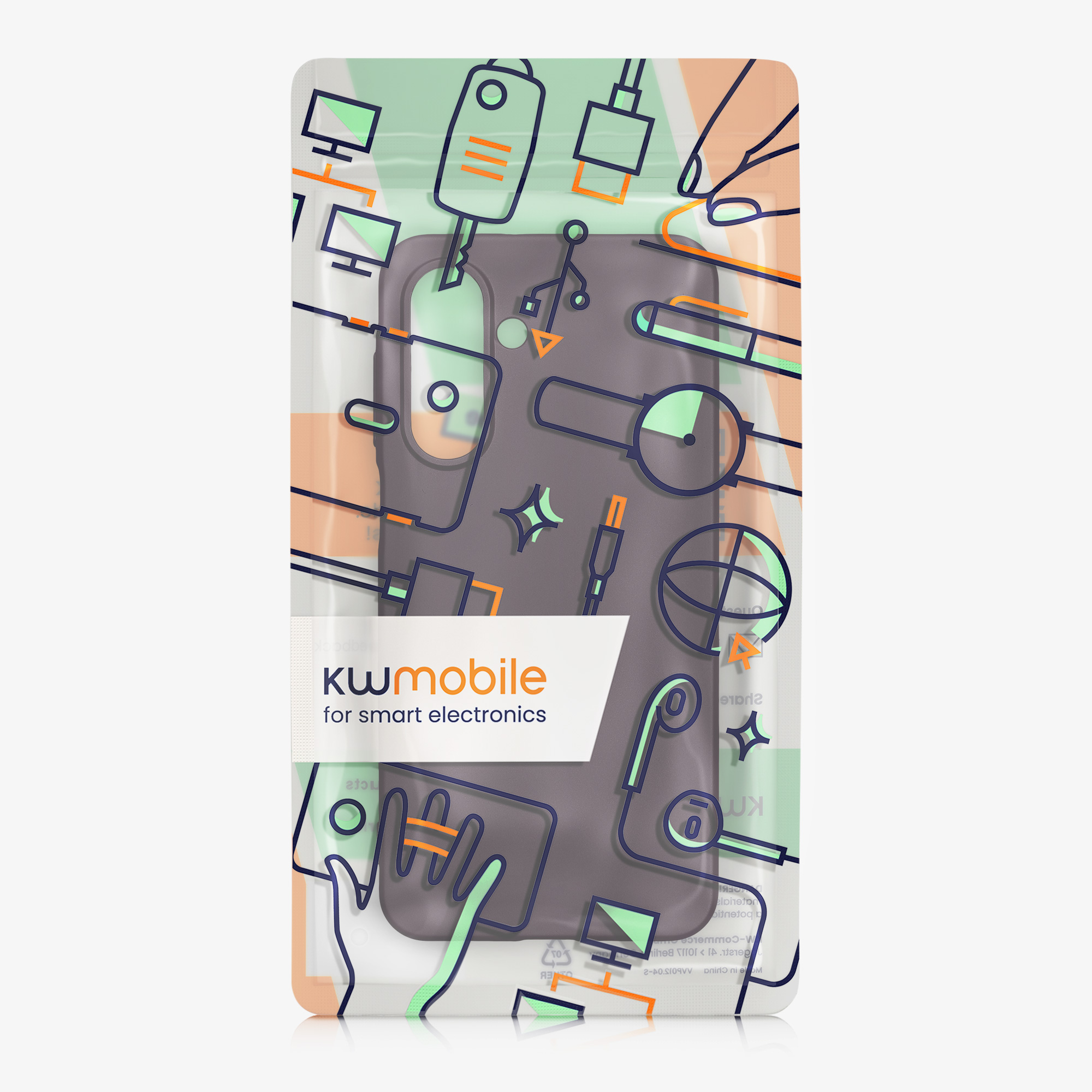 Metalický kryt na mobil Samsung Galaxy A17 4G / 5G kwmobile metalicky berry