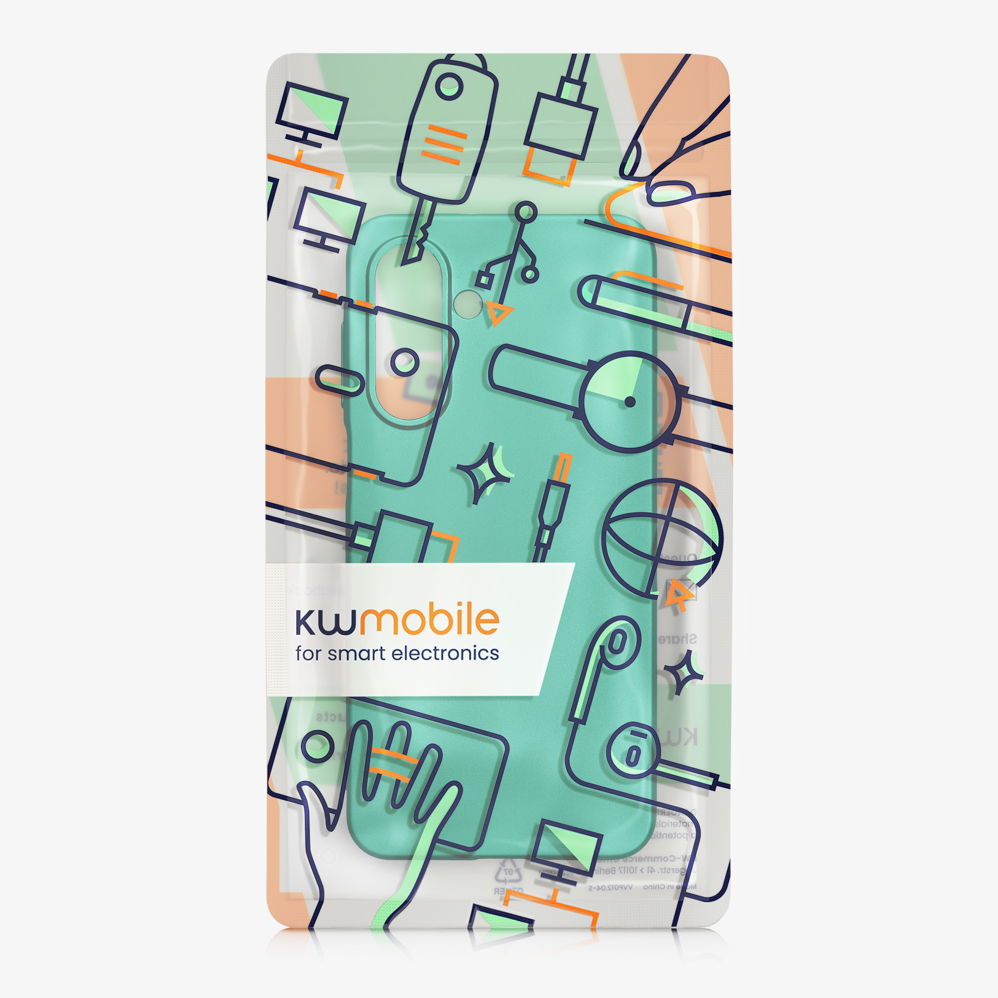 Metalický kryt na mobil Samsung Galaxy A17 4G / 5G kwmobile metalicky tmavě zelený