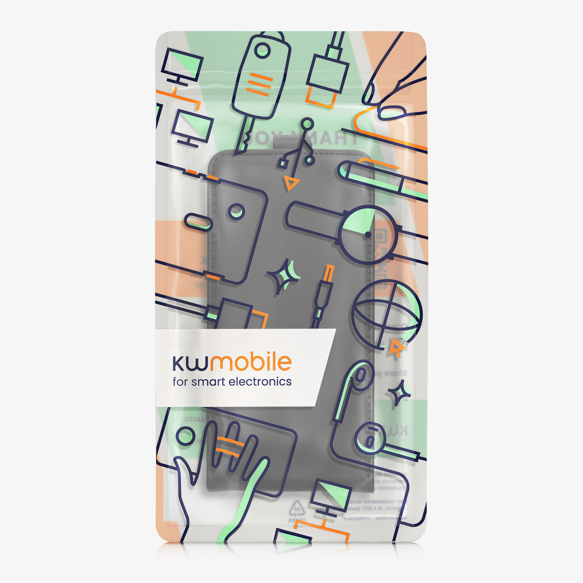 Flip pouzdro na mobil Samsung Galaxy A17 4G / 5G kwmobile Vertical černé