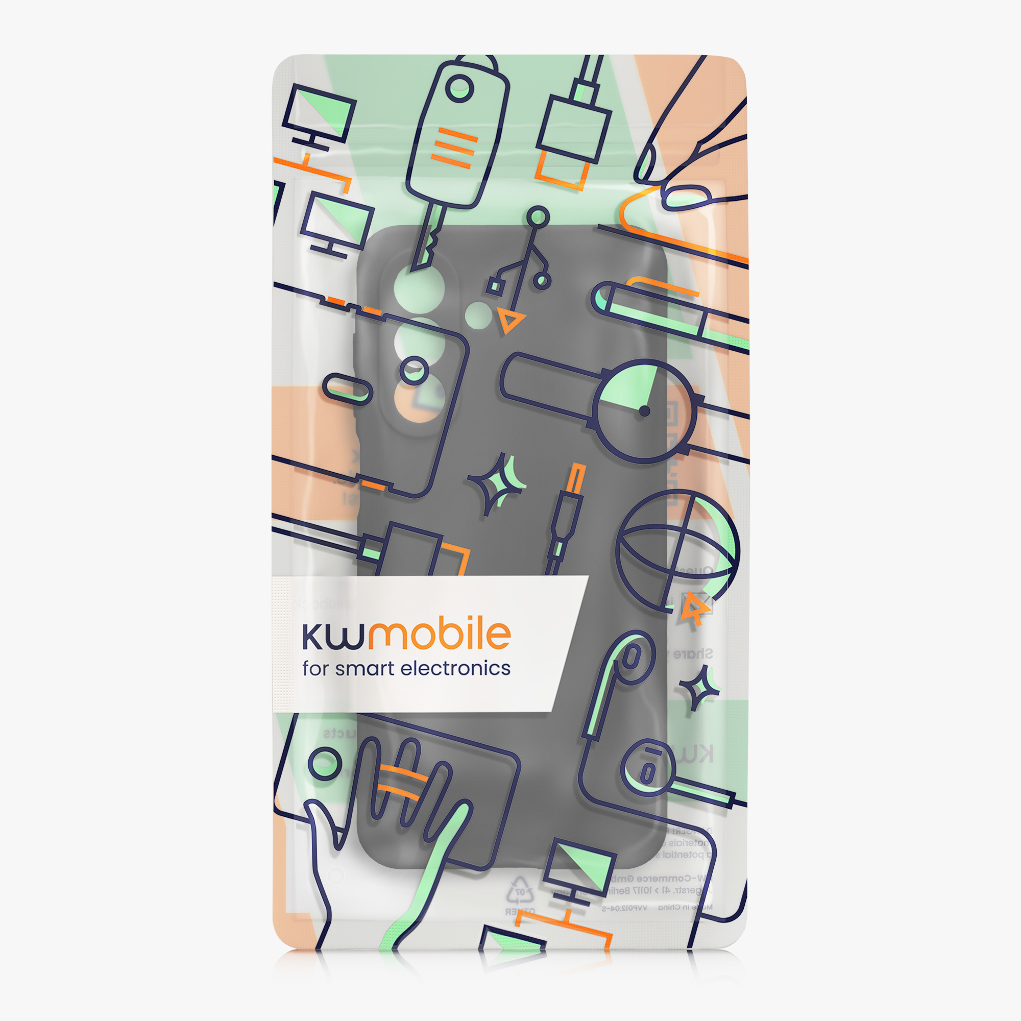 Matný kryt na mobil Samsung Galaxy A17 4G / 5G kwmobile černý