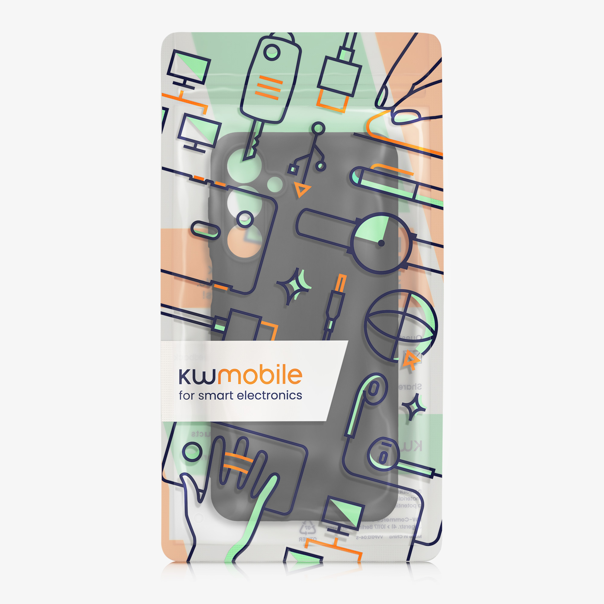 Kryt na mobil Samsung Galaxy A16 5G kwmobile slim matný TPU Černá