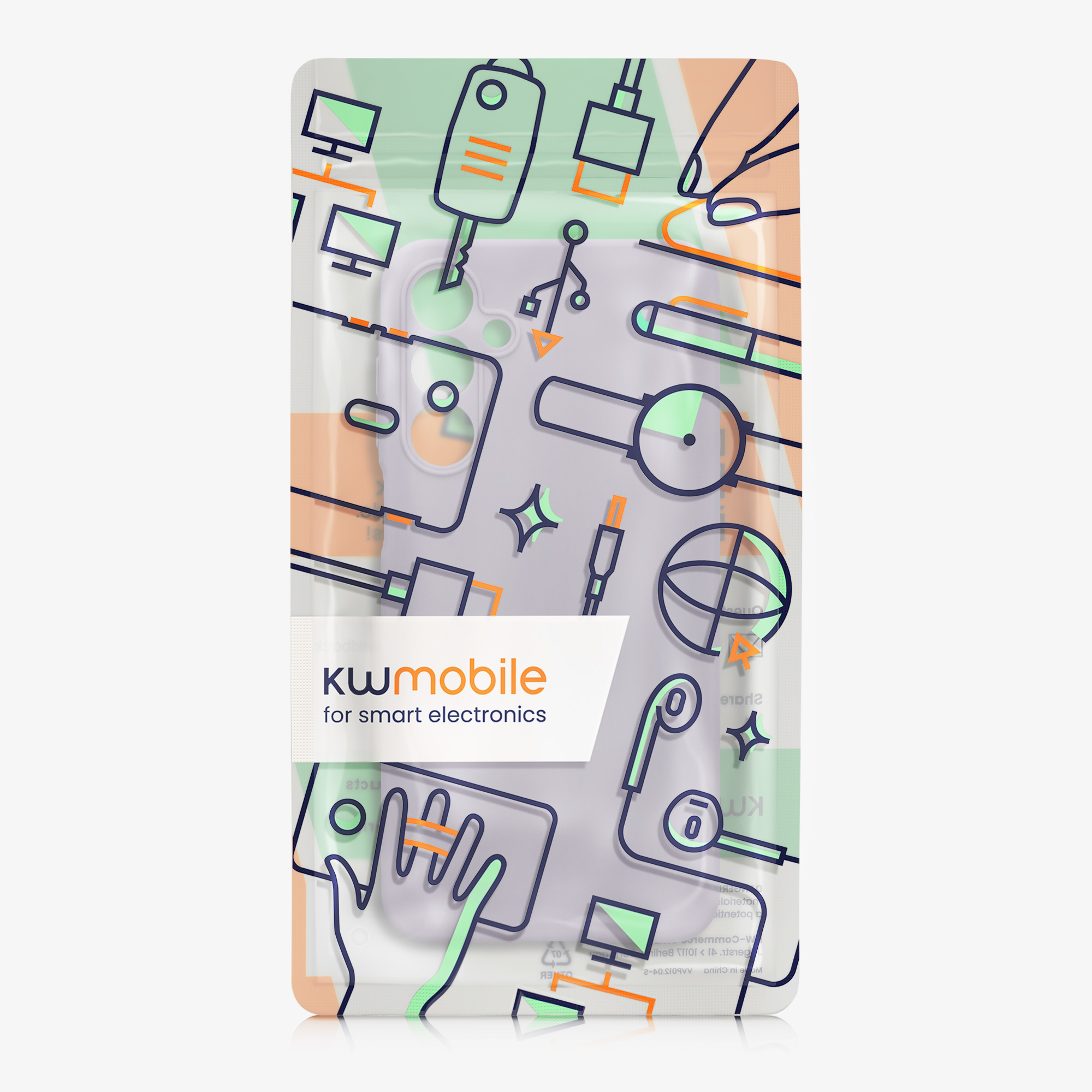 Matný kryt na mobil Samsung Galaxy A16 5G kwmobile levandulový