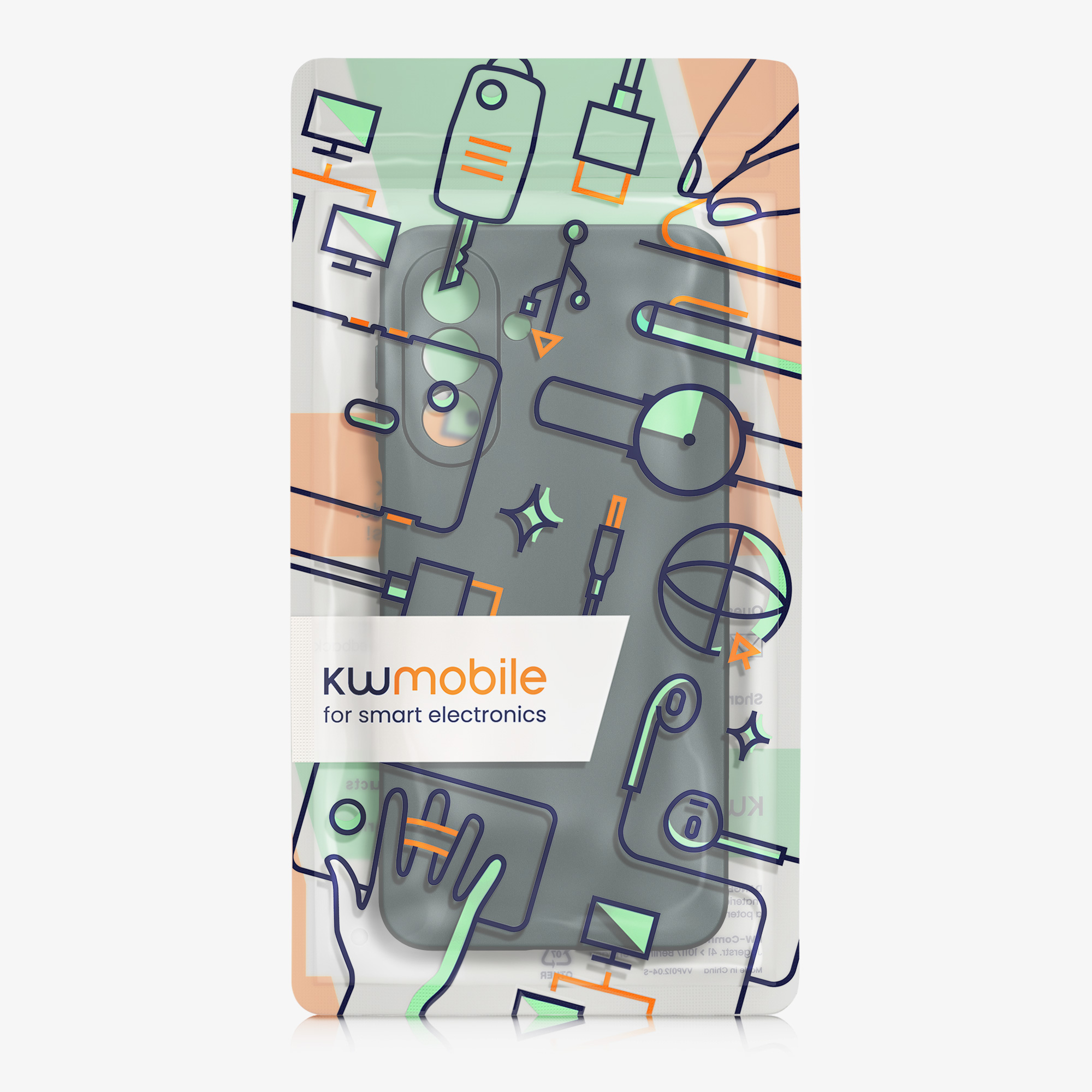 Metalický kryt na mobil Samsung Galaxy A17 4G / 5G kwmobile metalicky petrolejový