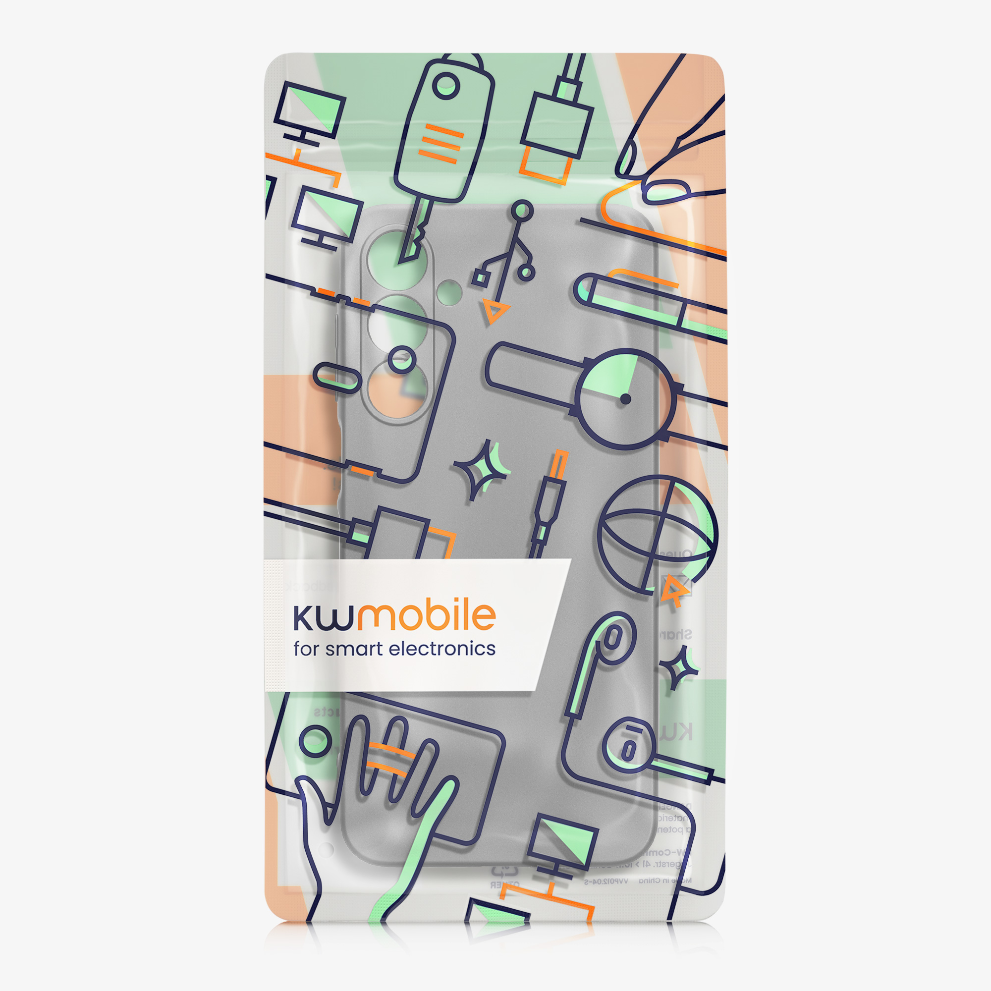 Metalický kryt na mobil Samsung Galaxy A16 5G kwmobile metalicky šedý