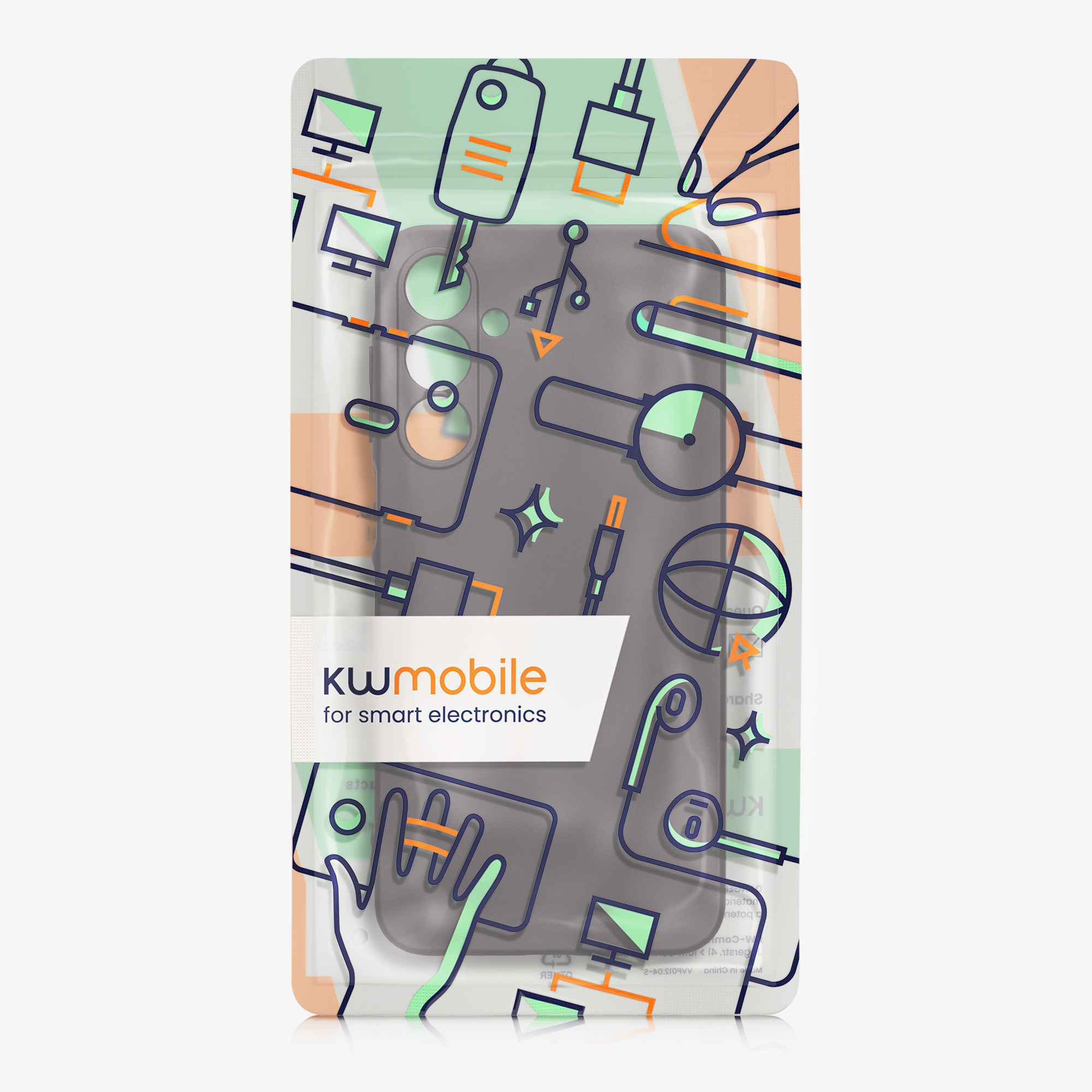 Kryt na mobil Samsung Galaxy A16 5G kwmobile TPU metalický Metalická ostružinová