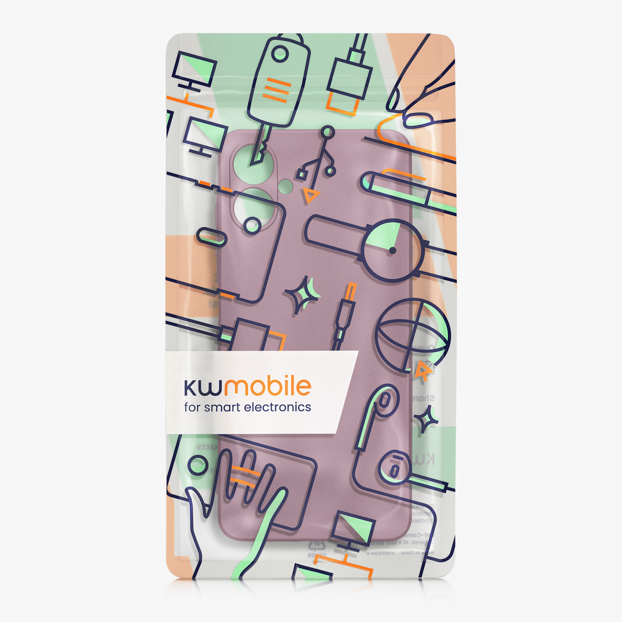 Kryt na mobil Samsung Galaxy A06 kwmobile Metallic metalicky levandulový