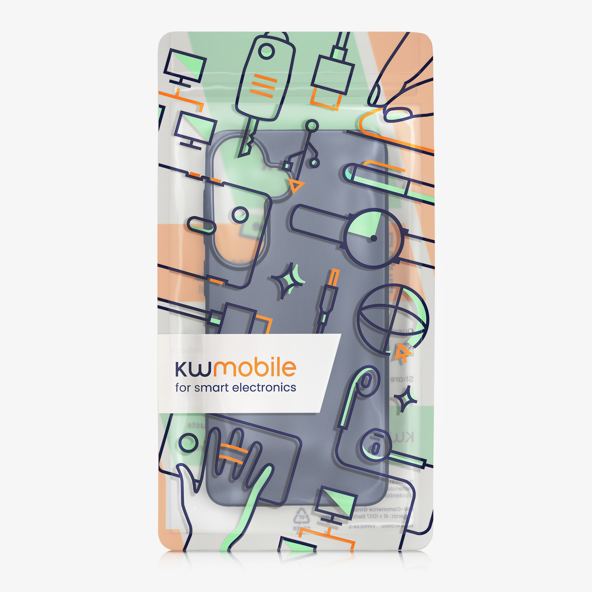 Kryt na mobil Samsung Galaxy S26 kwmobile metalická modrá