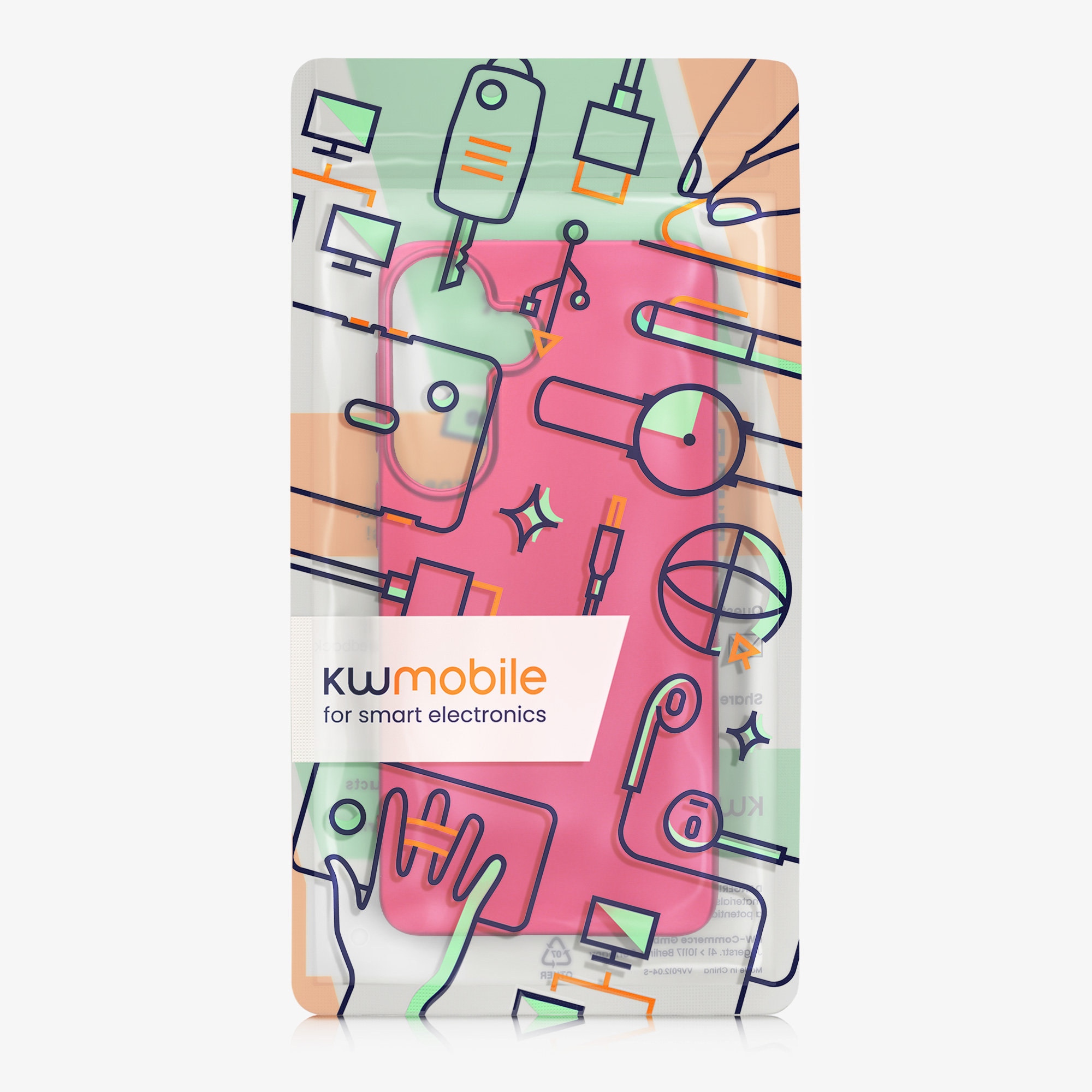 Kryt na mobil Samsung Galaxy S26 Plus kwmobile metalická růžová