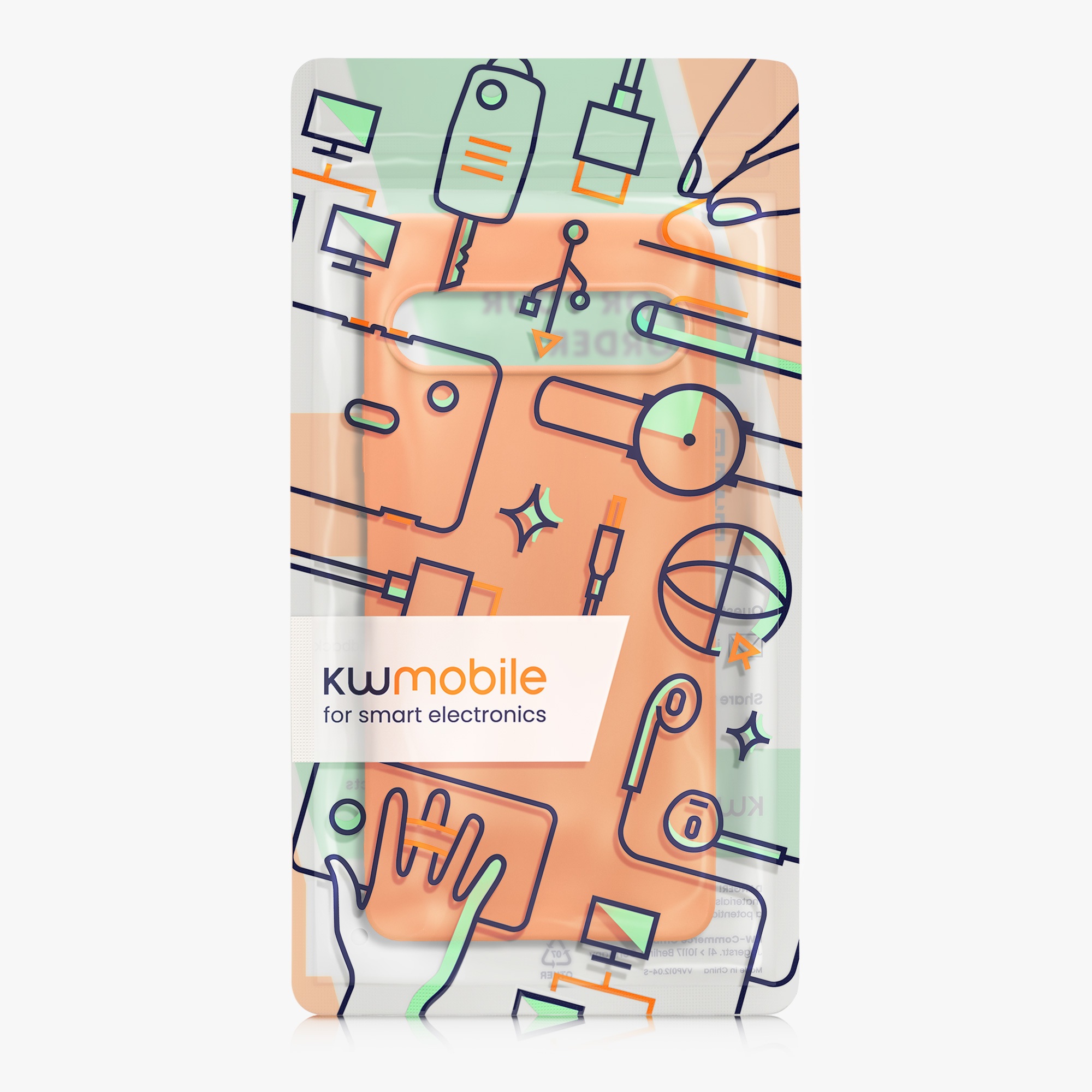 Kryt na mobil kwmobile - Sony Xperia 10 VII - oranžová