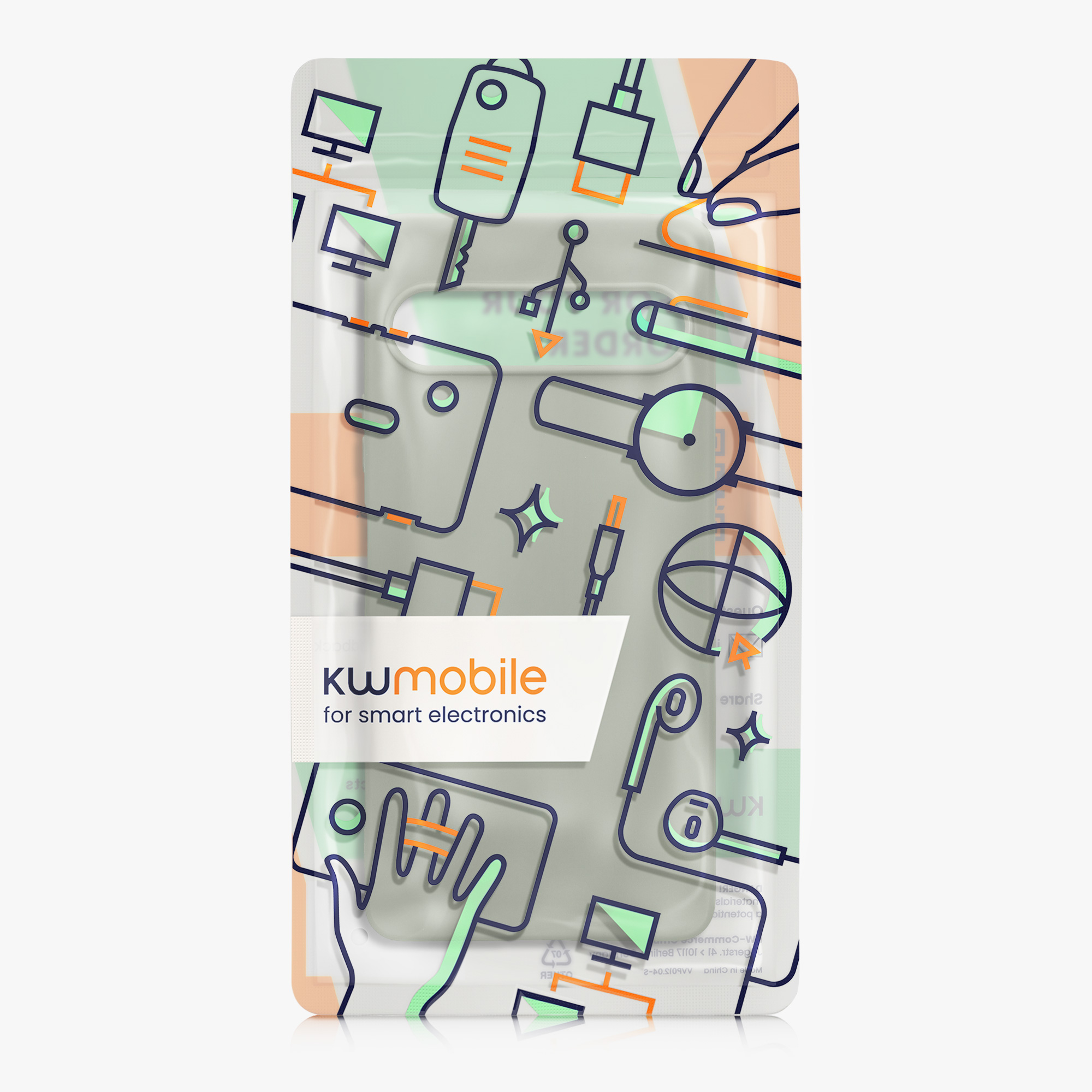 Kryt na mobil kwmobile - Sony Xperia 10 VII - šedozelená