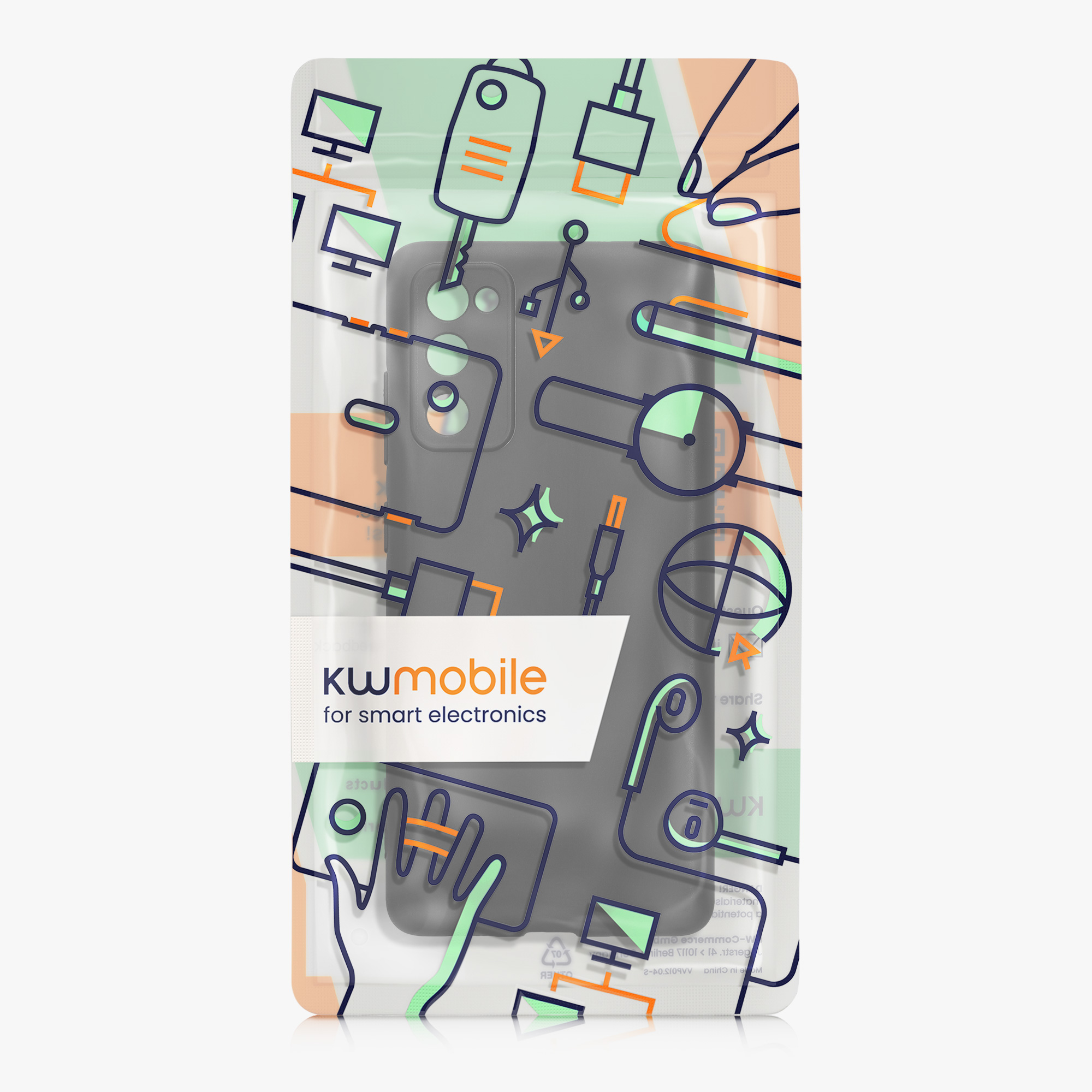 Matný kryt na mobil Samsung Galaxy S20 FE kwmobile černý