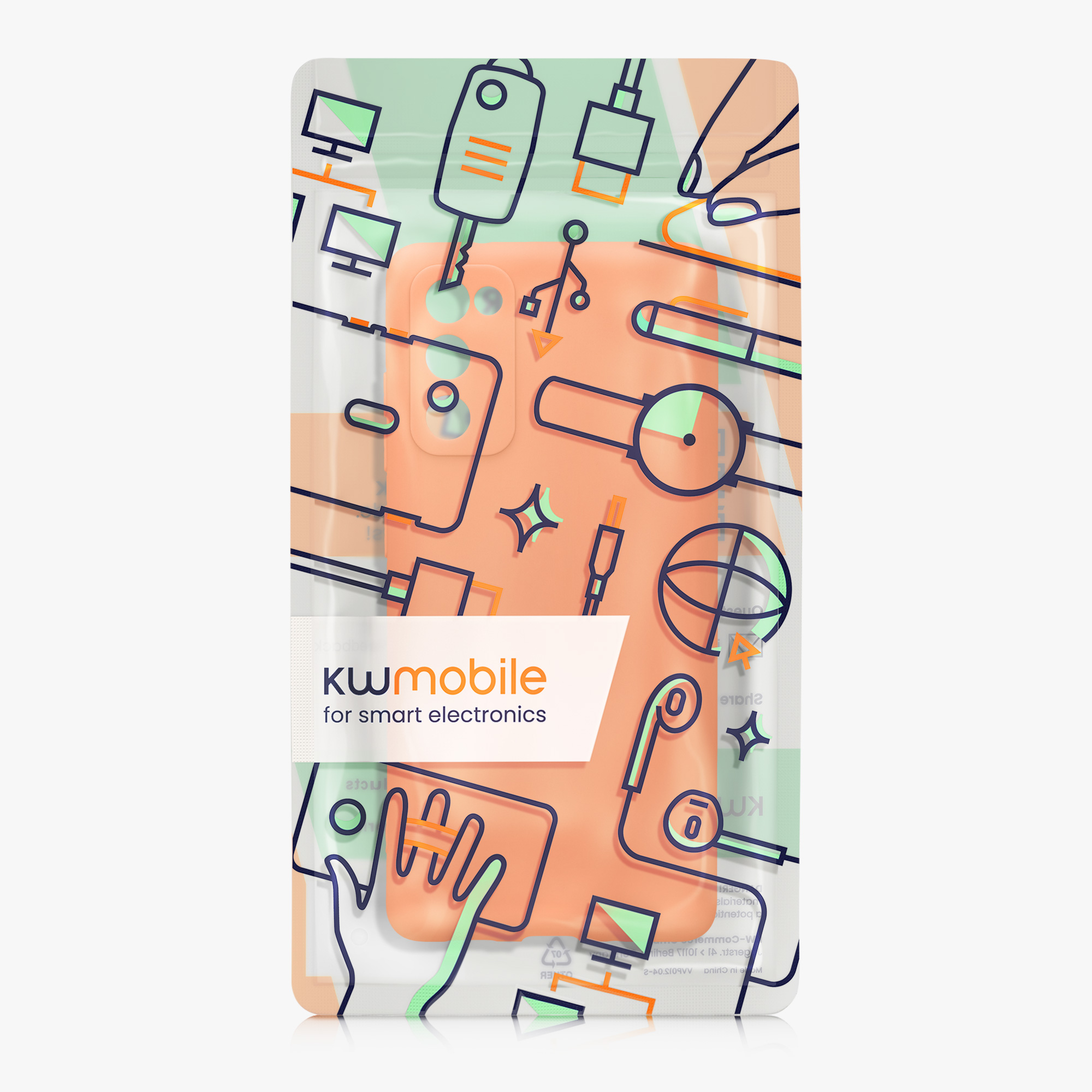 Matný kryt na mobil Samsung Galaxy S20 FE kwmobile ovocně oranžový