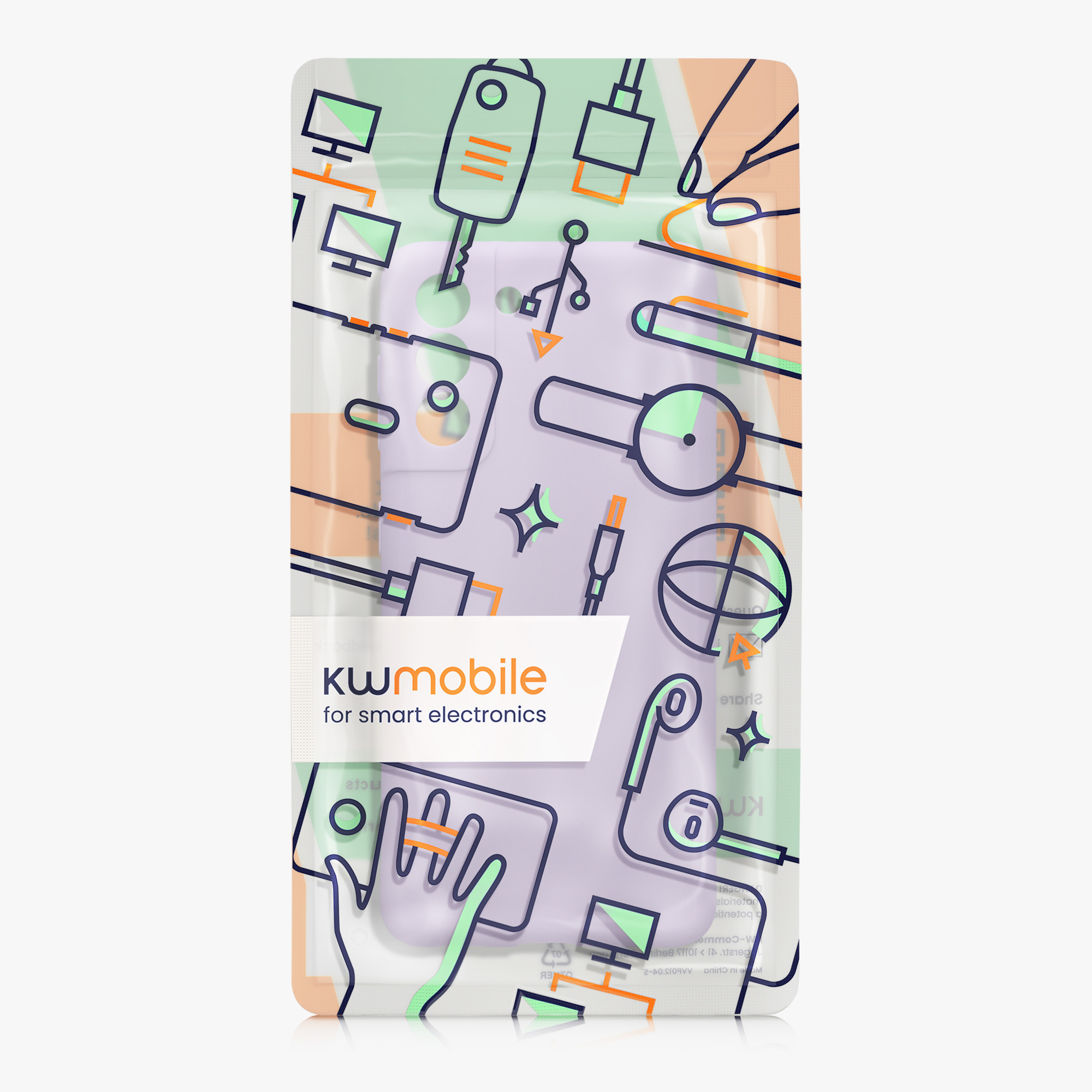 Matný kryt na mobil Samsung Galaxy S21 kwmobile levandulový