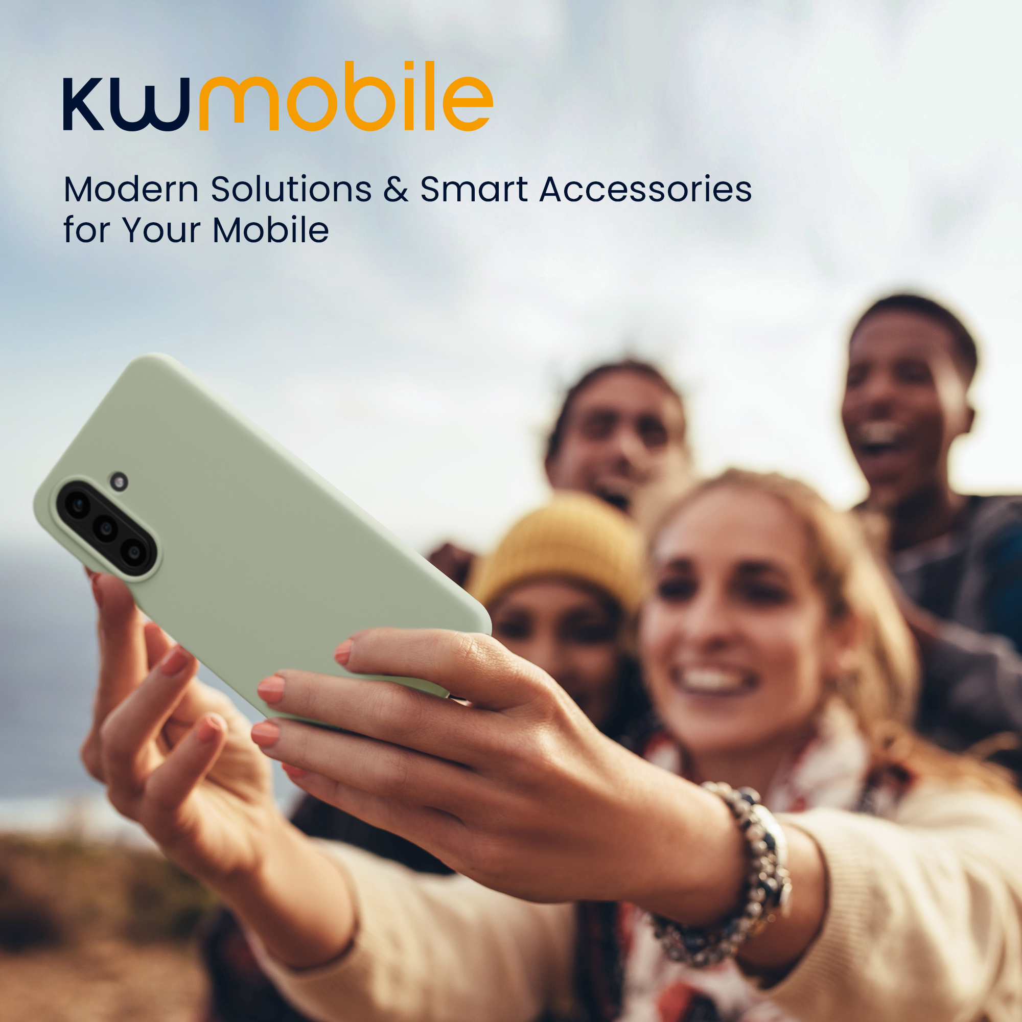 Kryt na mobil Samsung Galaxy A57 5G kwmobile TPU Šedo-zelená