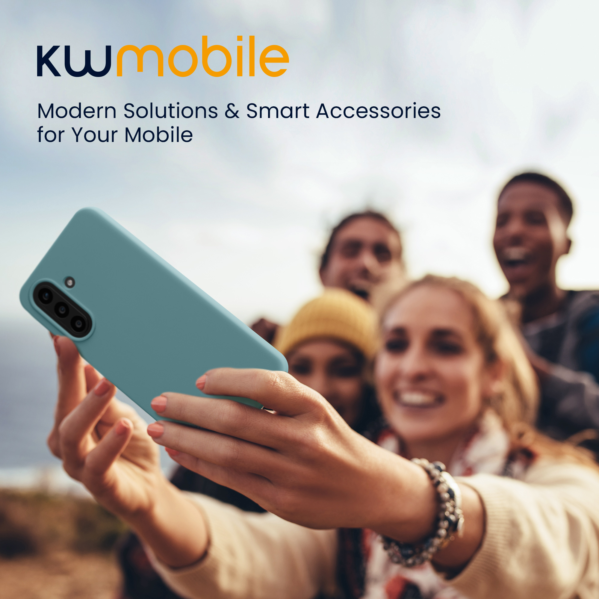 Kryt na mobil Samsung Galaxy A57 5G kwmobile TPU Arktická noc