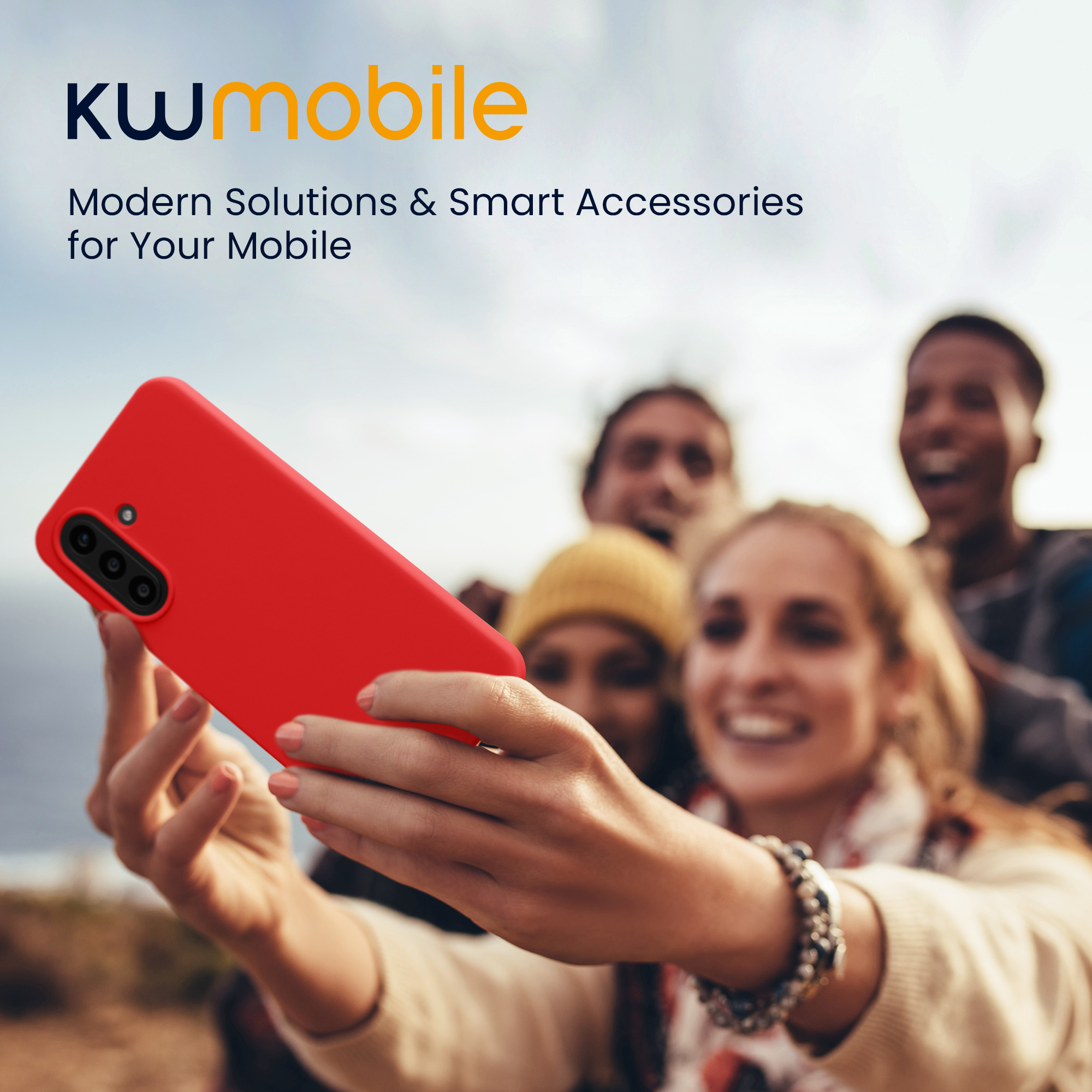 Kryt na mobil Samsung Galaxy A57 5G kwmobile TPU Klasická červená