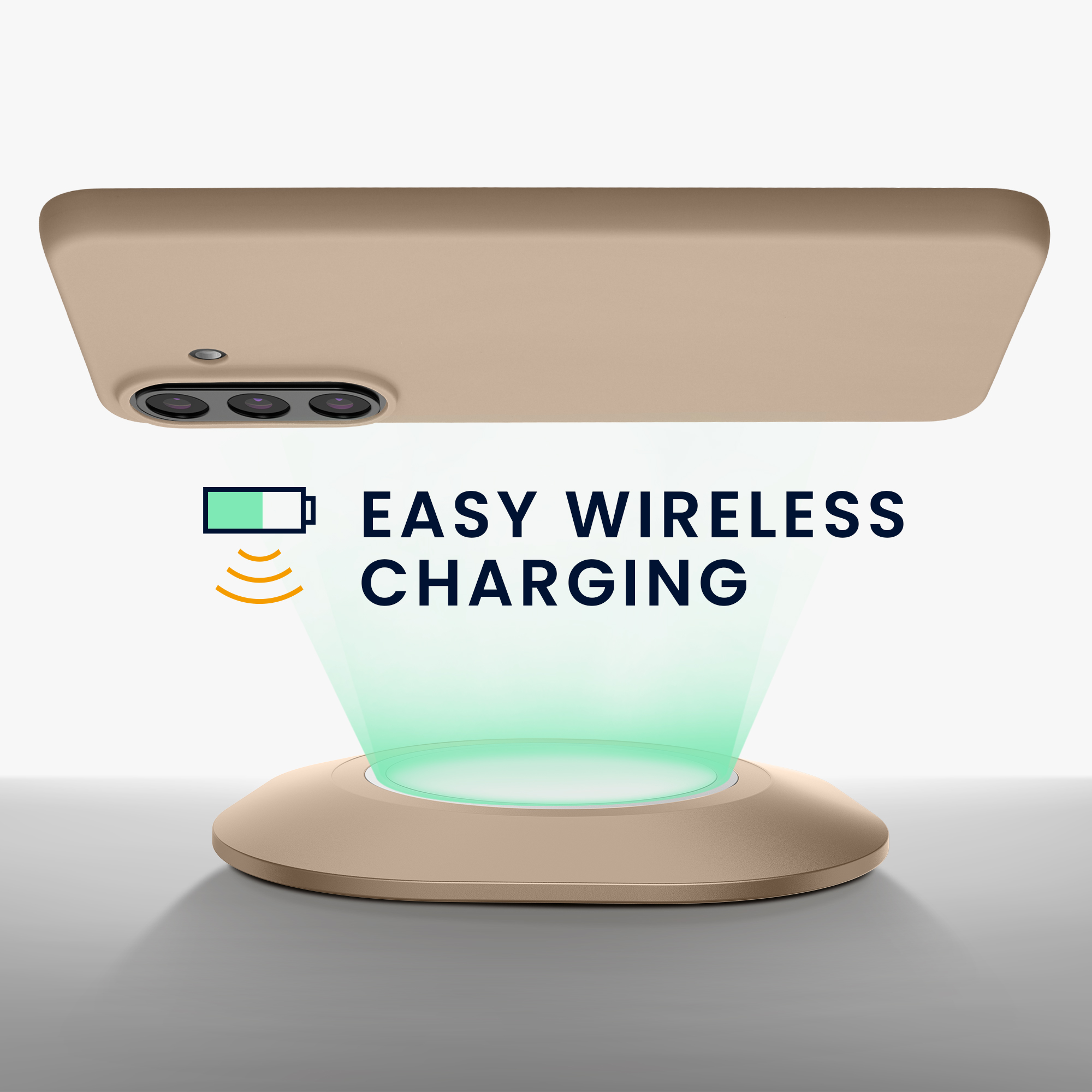 Kryt na mobil Samsung Galaxy A57 5G kwmobile TPU Matná krémová