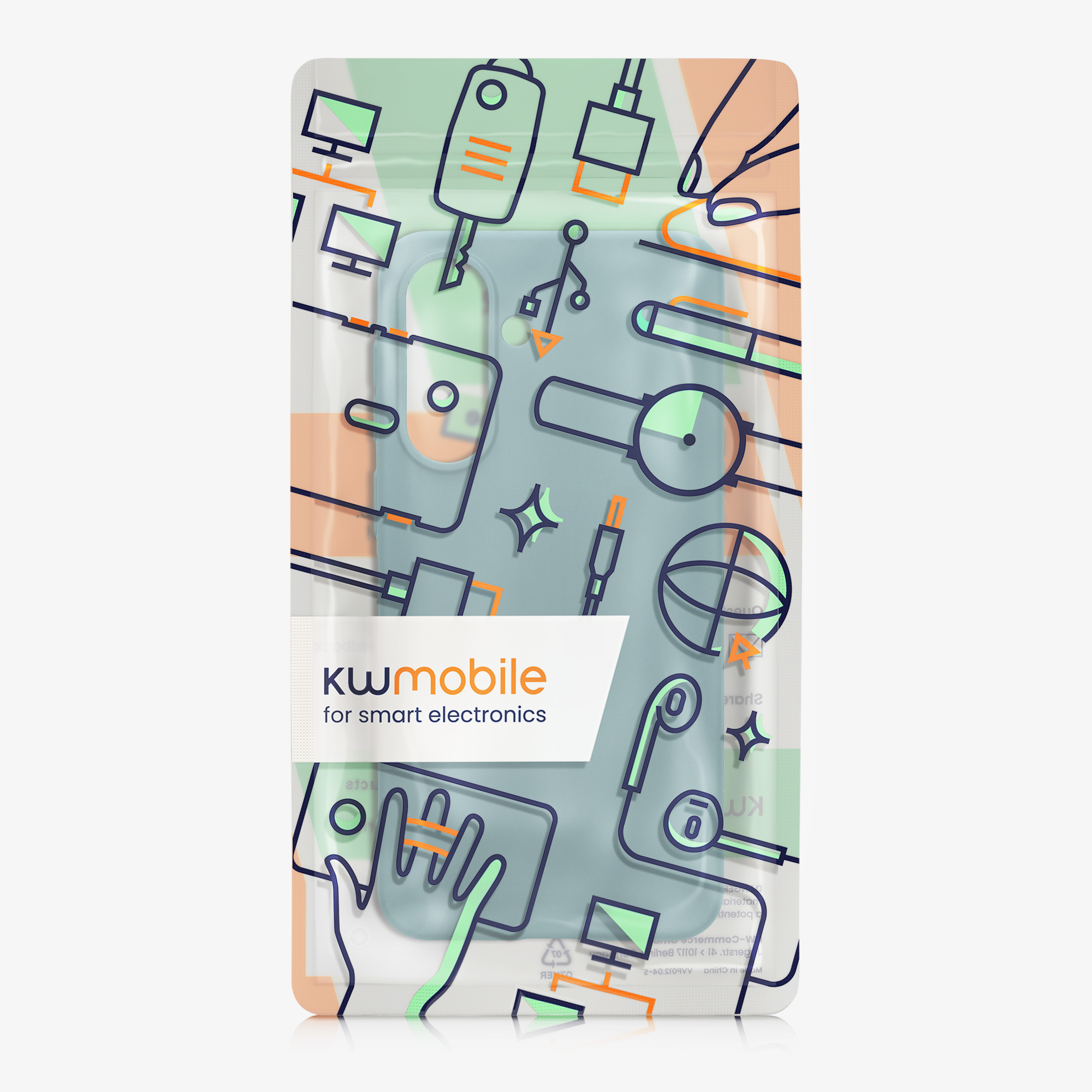 Kryt na mobil Samsung Galaxy A37 5G kwmobile TPU Arktická noc