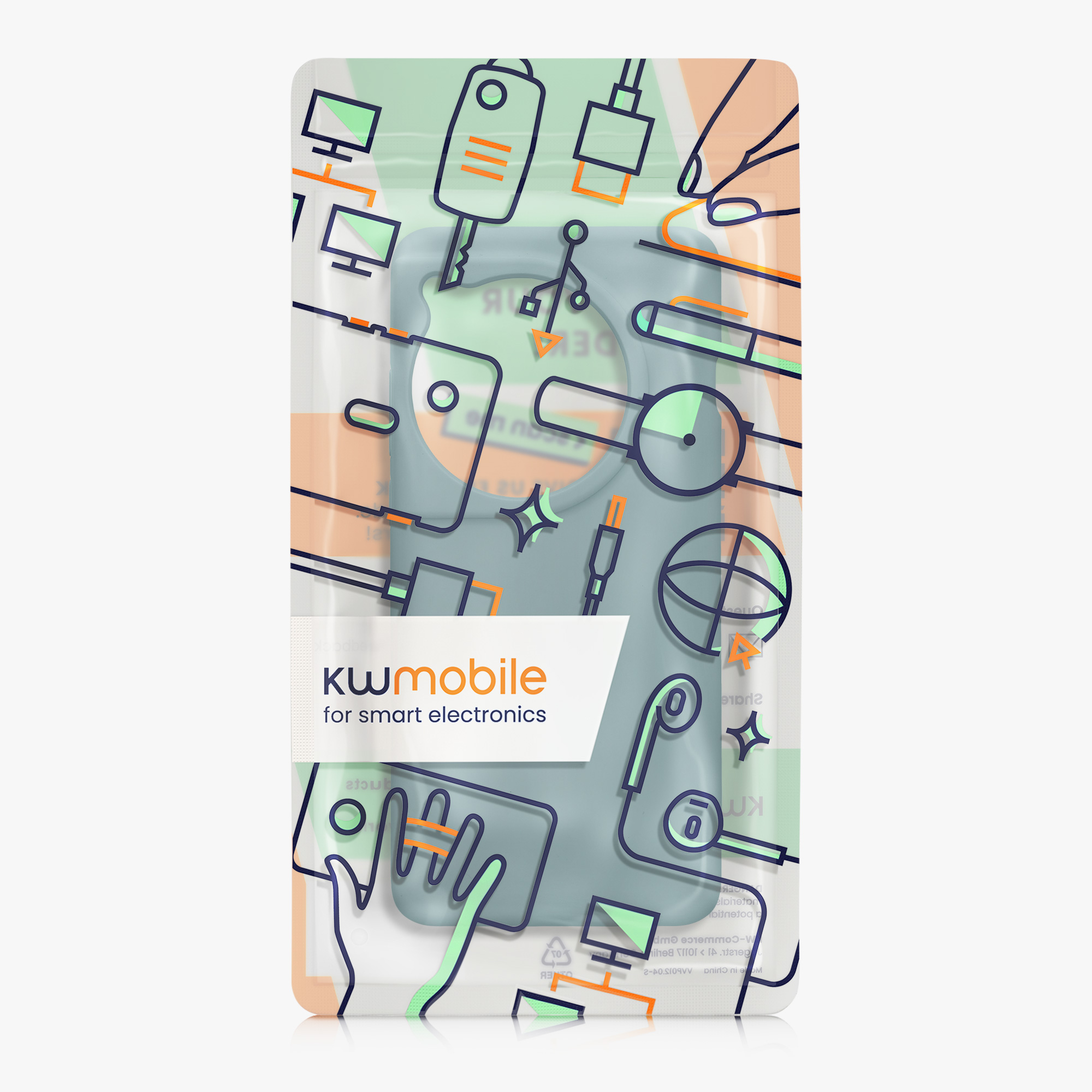 Kryt na mobil OnePlus 12 kwmobile TPU arktická noc