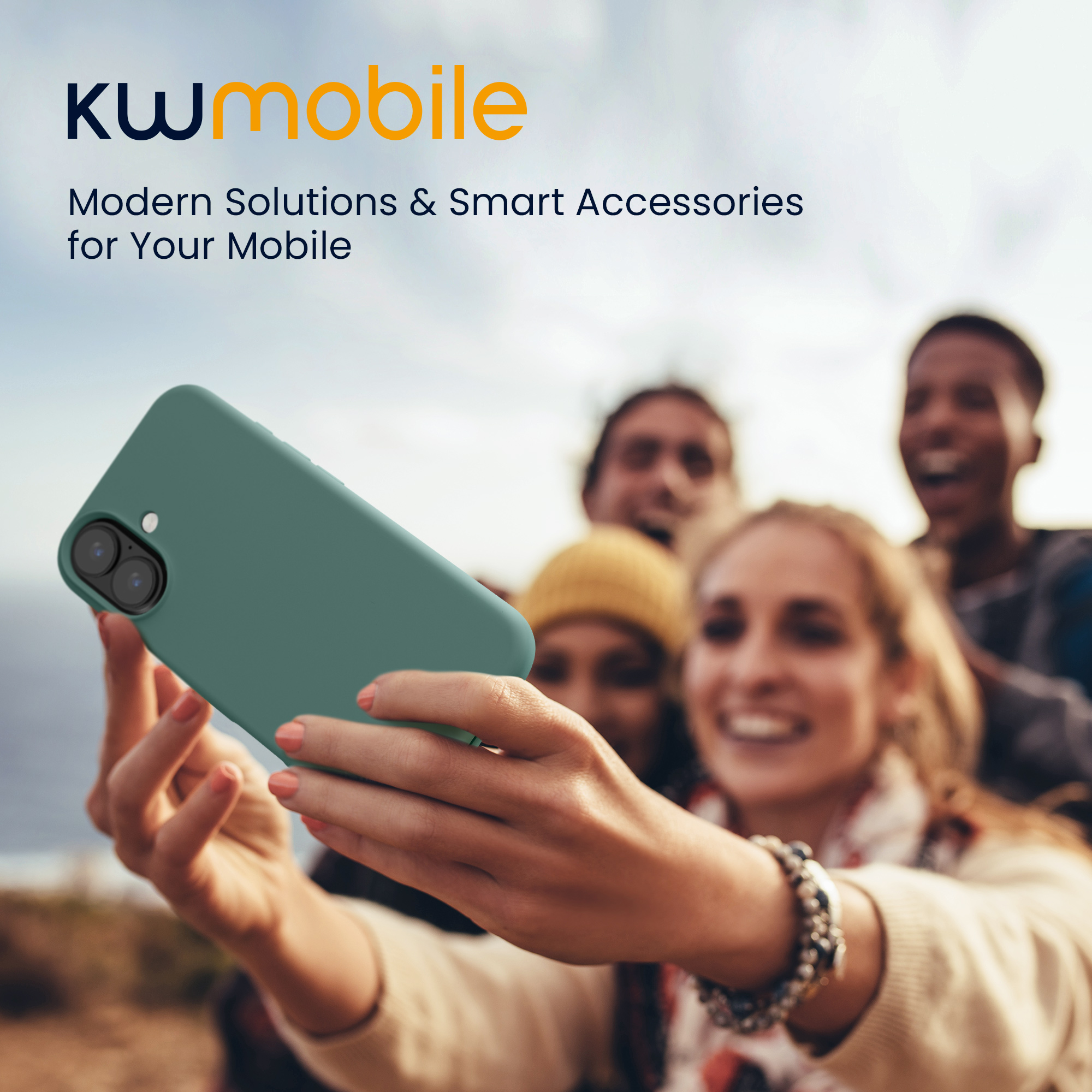 Silikonový kryt na mobil Apple iPhone 16 kwmobile - lesní zelená