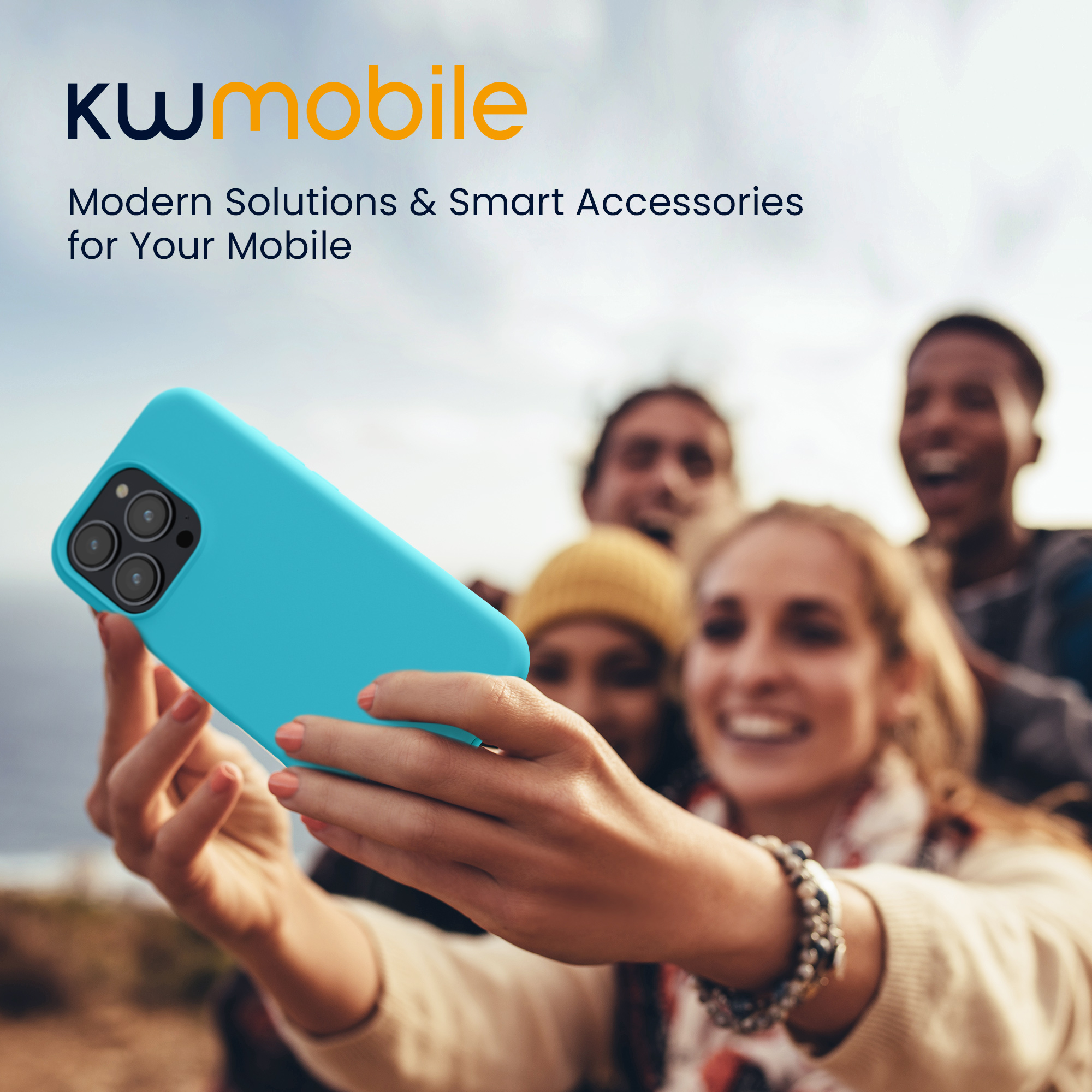 Silikonový kryt na mobil Apple iPhone 16 Pro kwmobile - Cool Glacier