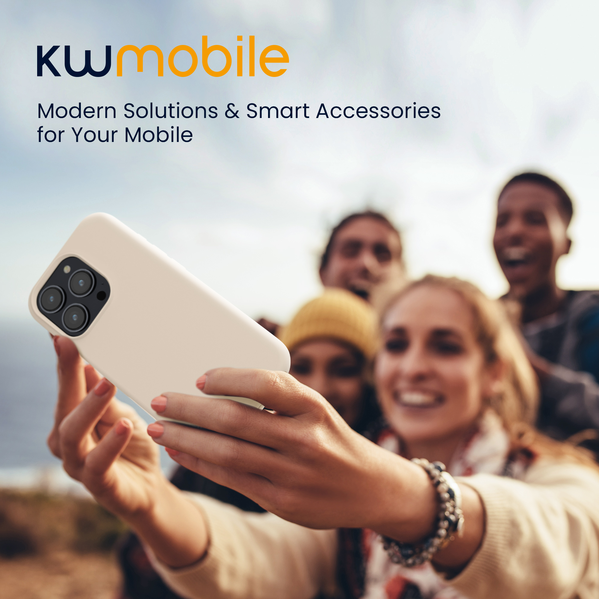 Silikonový kryt na mobil Apple iPhone 16 Pro kwmobile - Cream