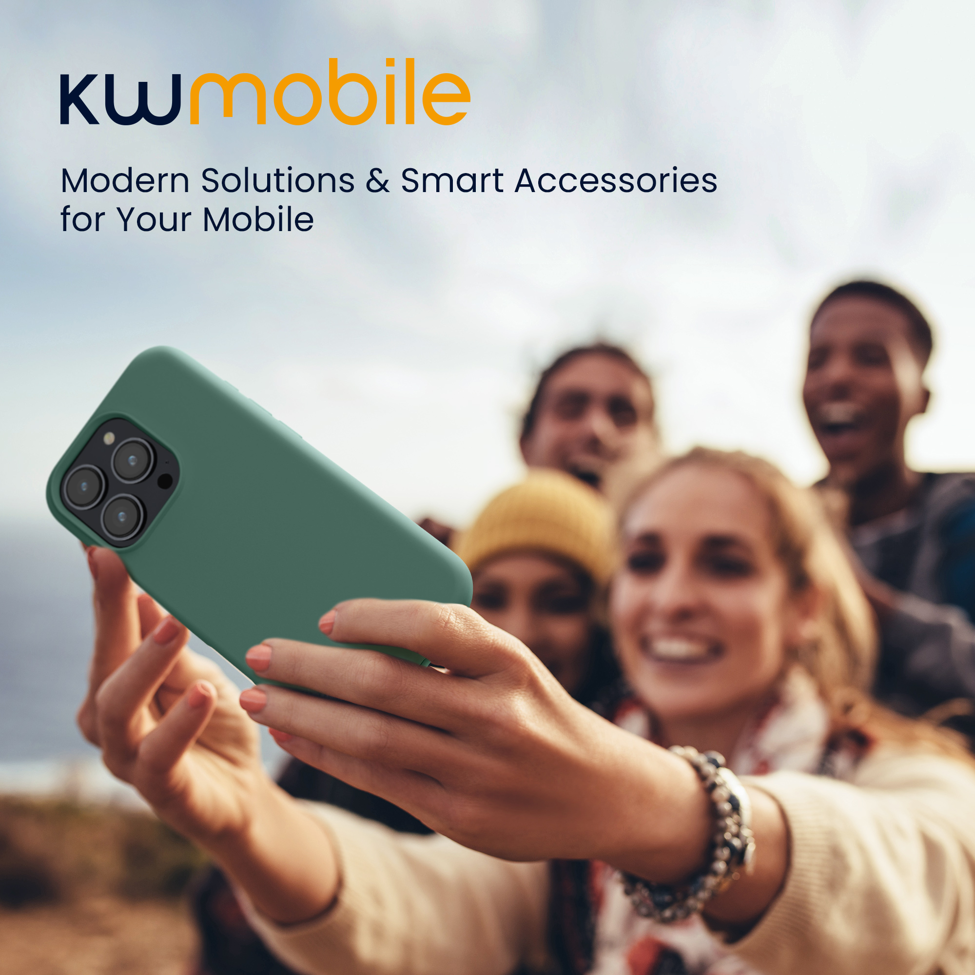 Silikonový kryt na mobil Apple iPhone 16 Pro kwmobile - lesní zelená
