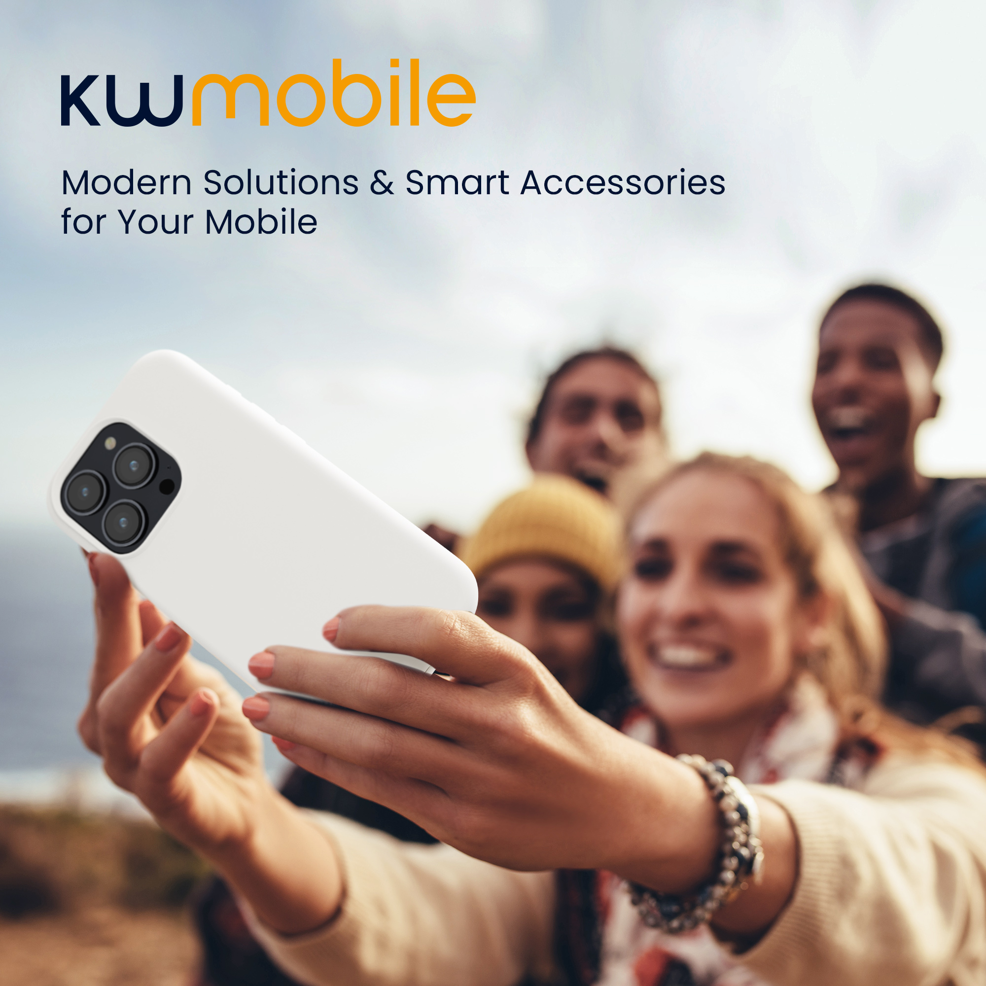 Silikonový kryt na mobil Apple iPhone 16 Pro kwmobile - bílá