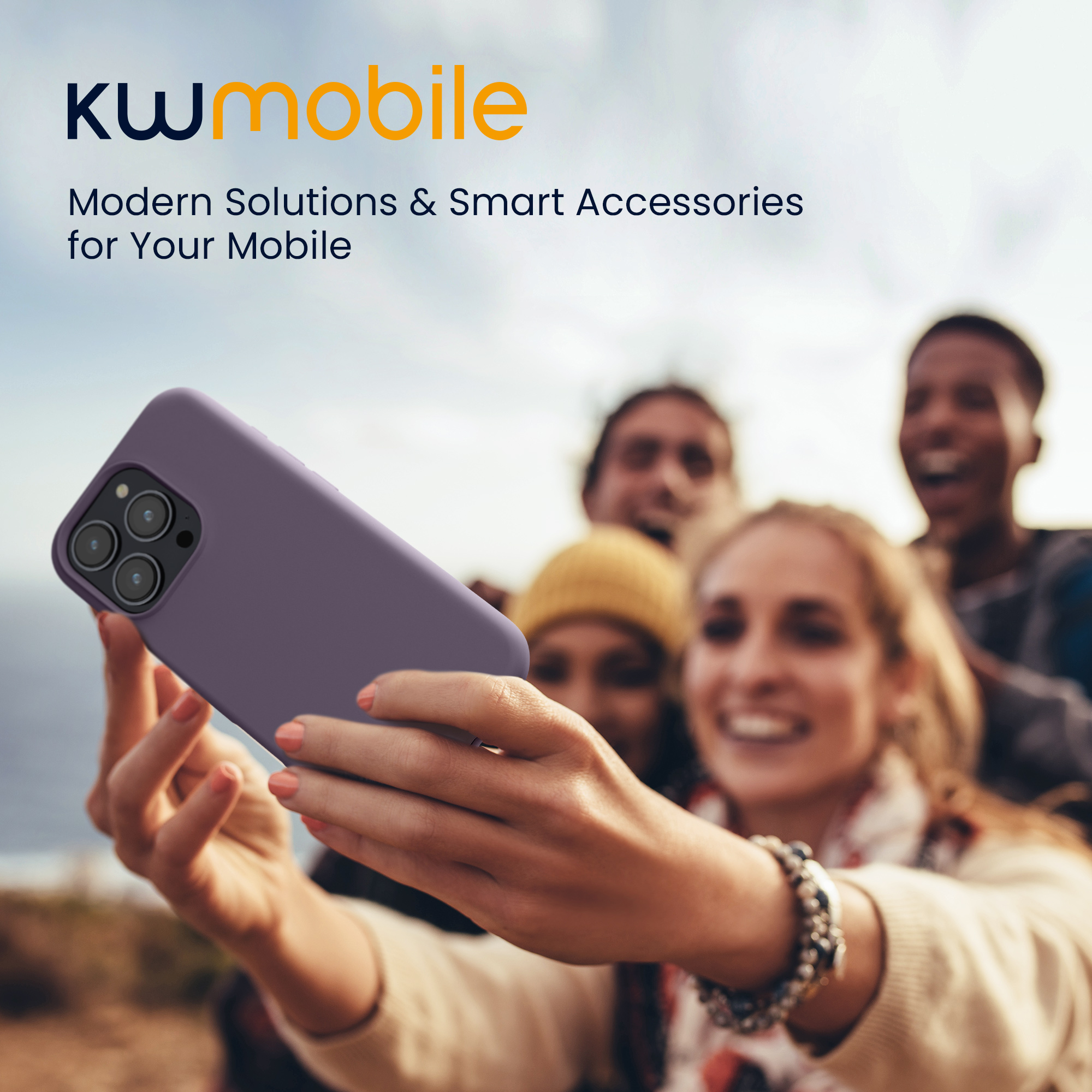 Silikonový kryt na mobil Apple iPhone 16 Pro kwmobile - Pale Iris