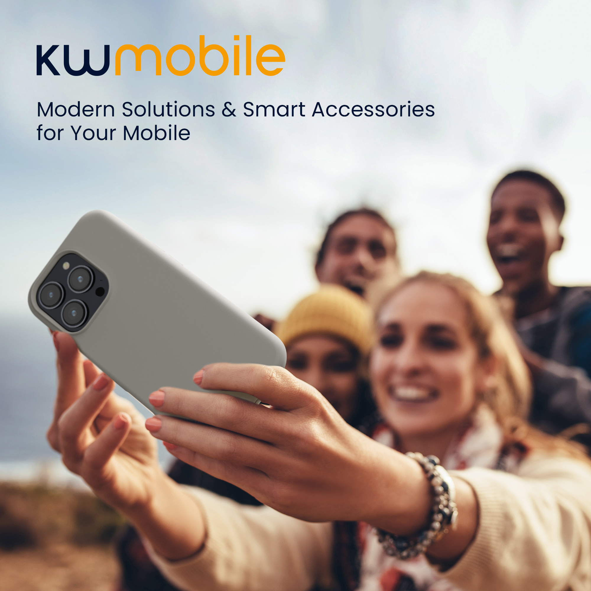 Silikonový kryt na mobil Apple iPhone 16 Pro kwmobile - Stone Dust