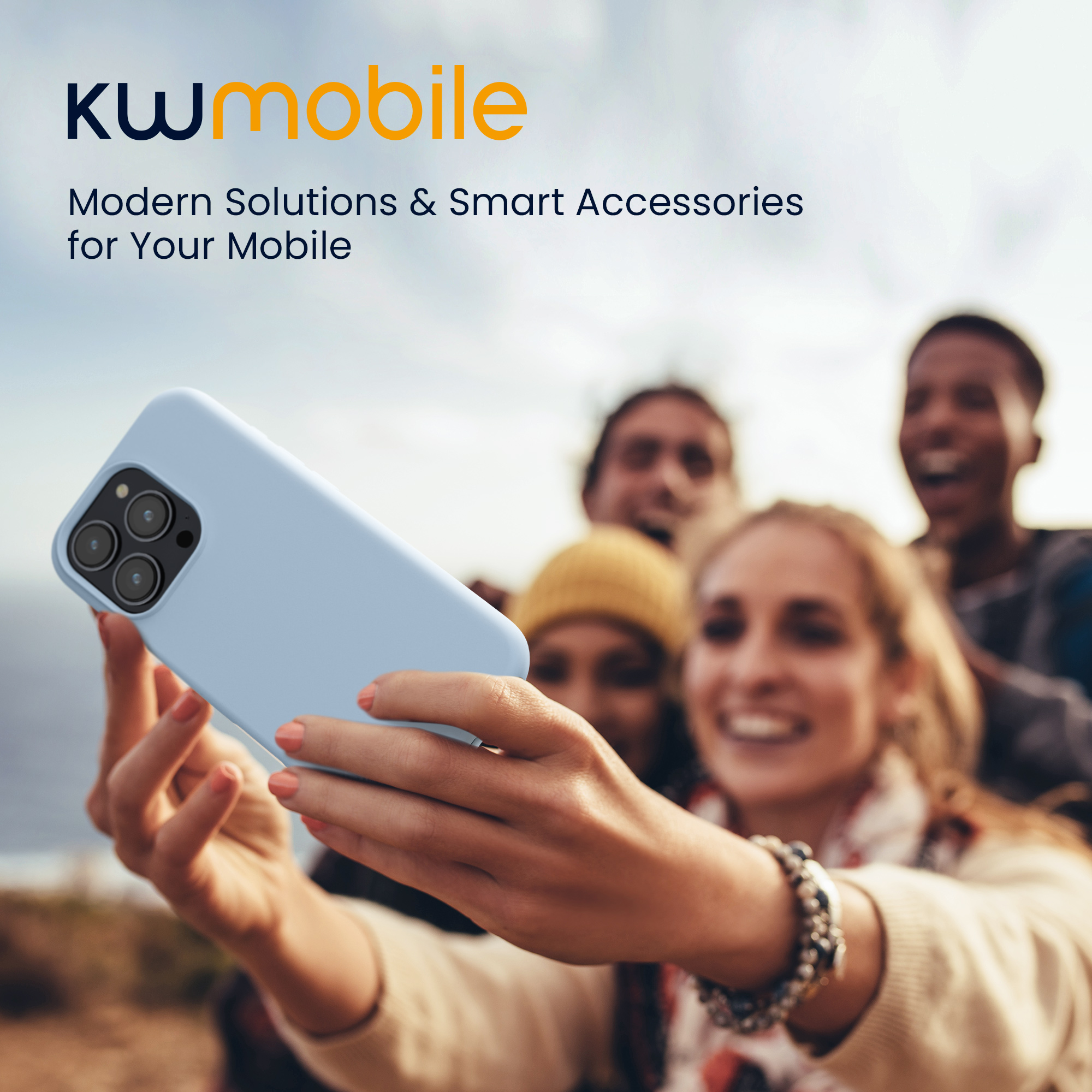 Silikonový kryt na mobil Apple iPhone 16 Pro kwmobile - světle modrá