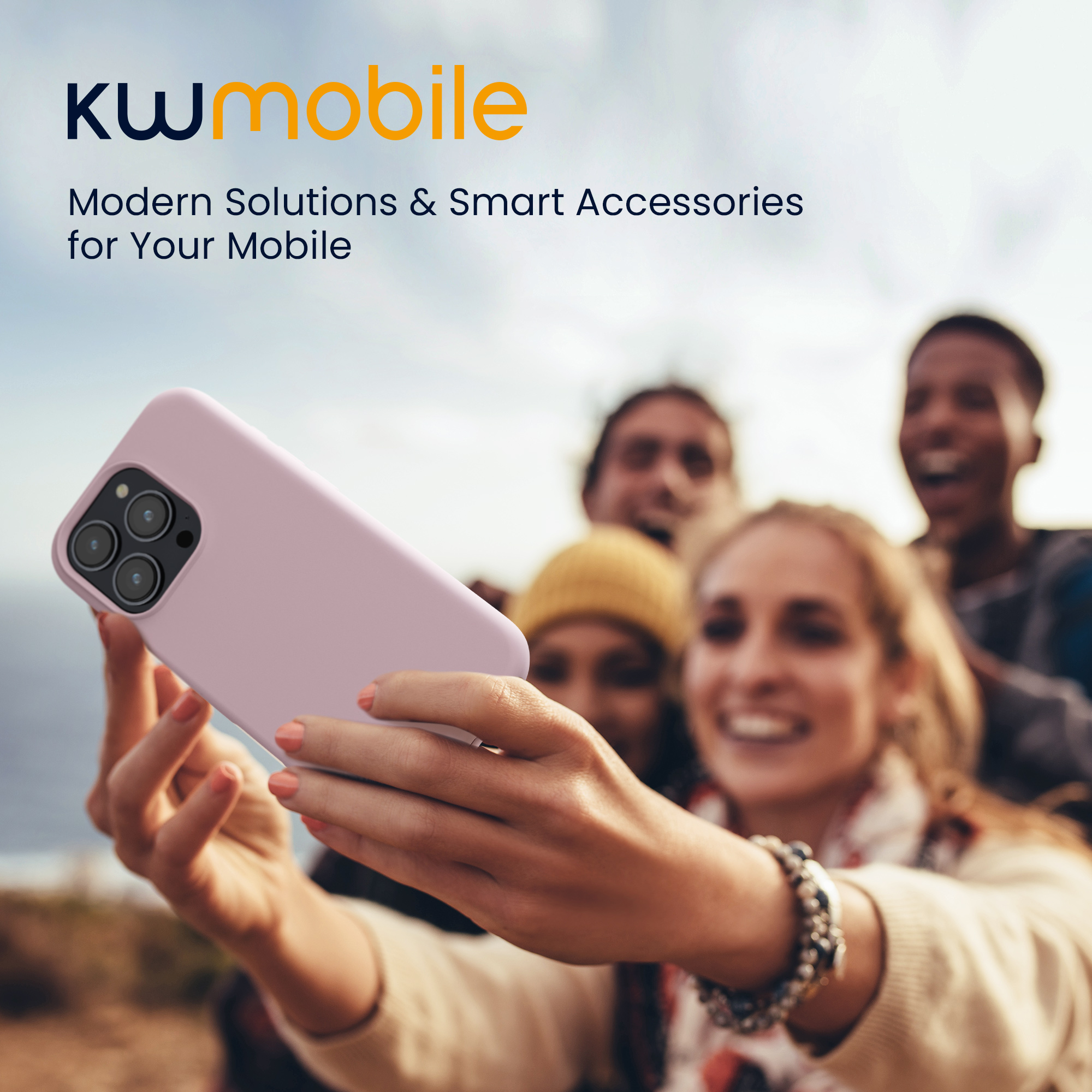 Silikonový kryt na mobil Apple iPhone 16 Pro kwmobile - Mauve