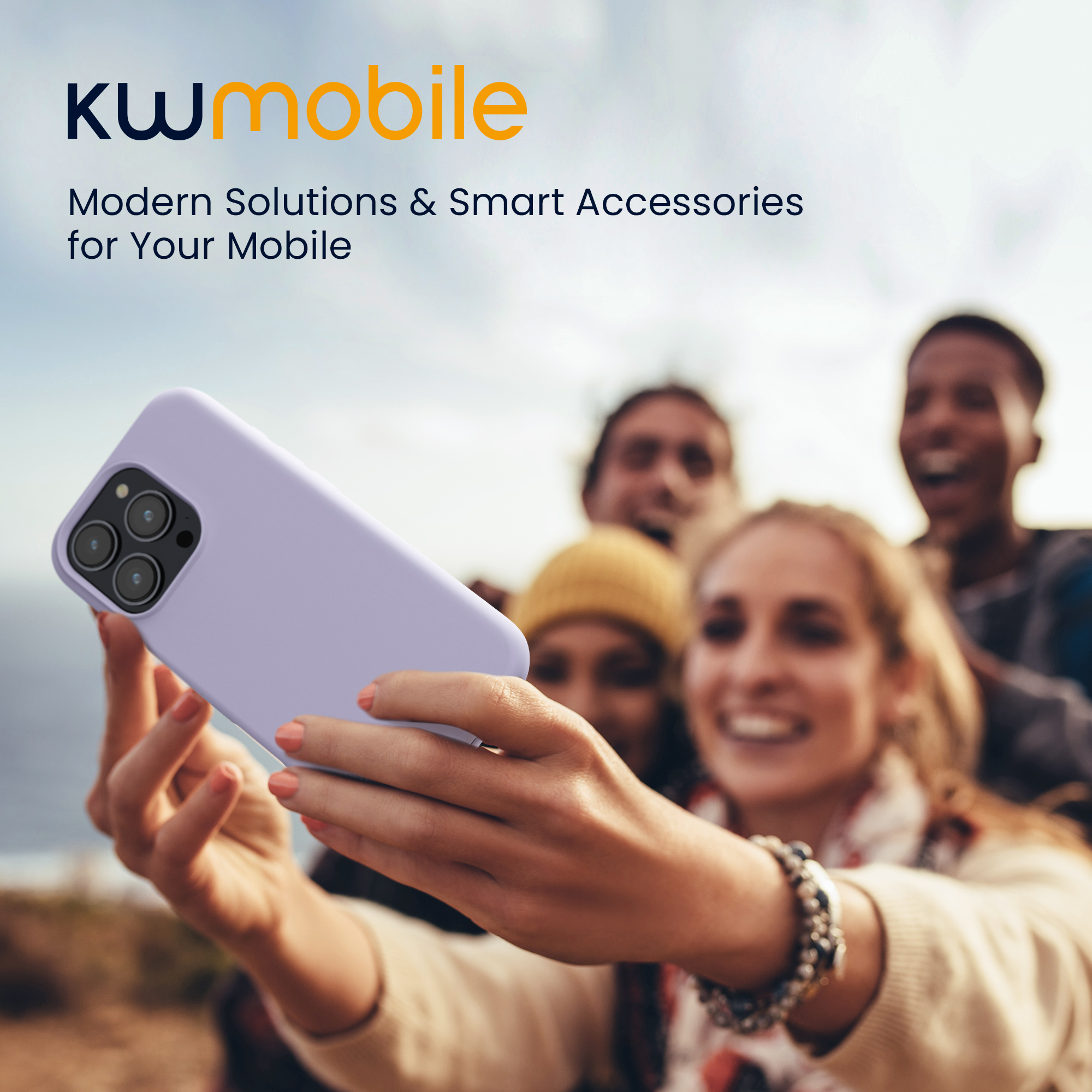 Silikonový kryt na mobil Apple iPhone 16 Pro kwmobile - levandulová