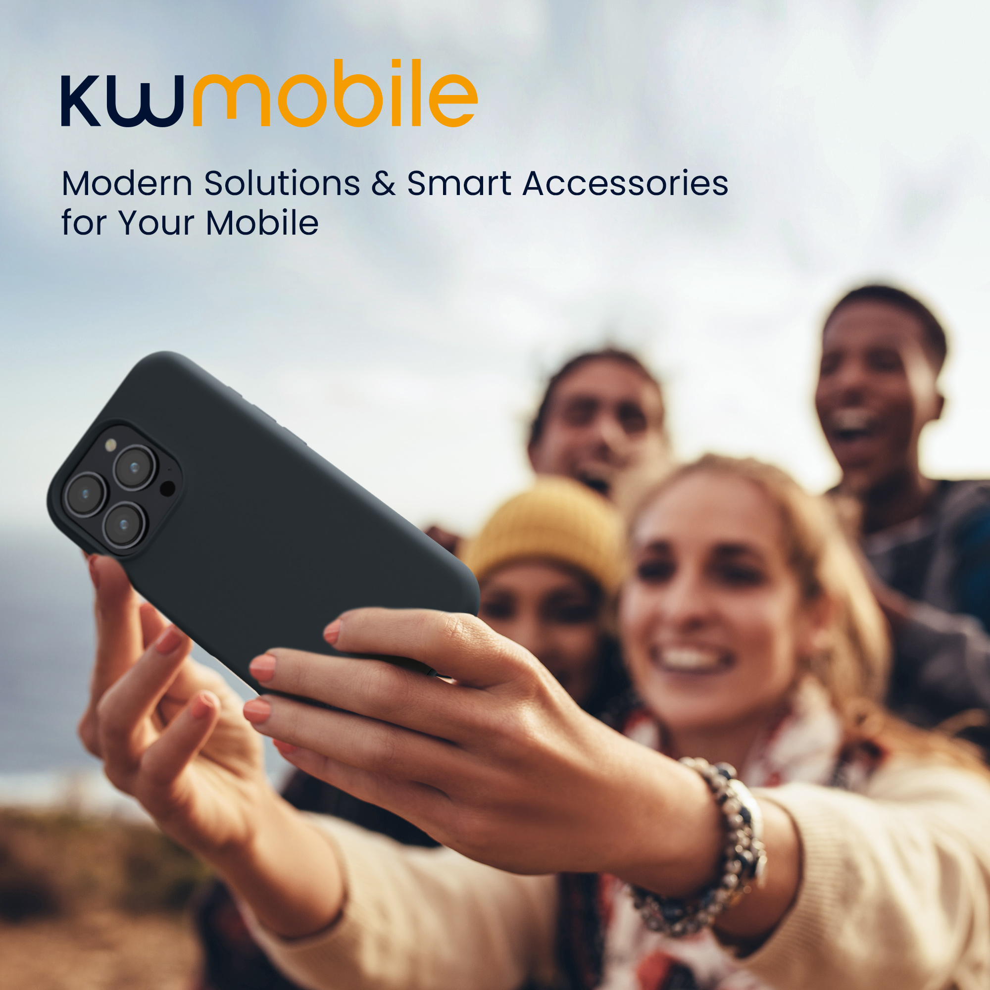 Silikonový kryt na mobil Apple iPhone 16 Pro kwmobile - modrá