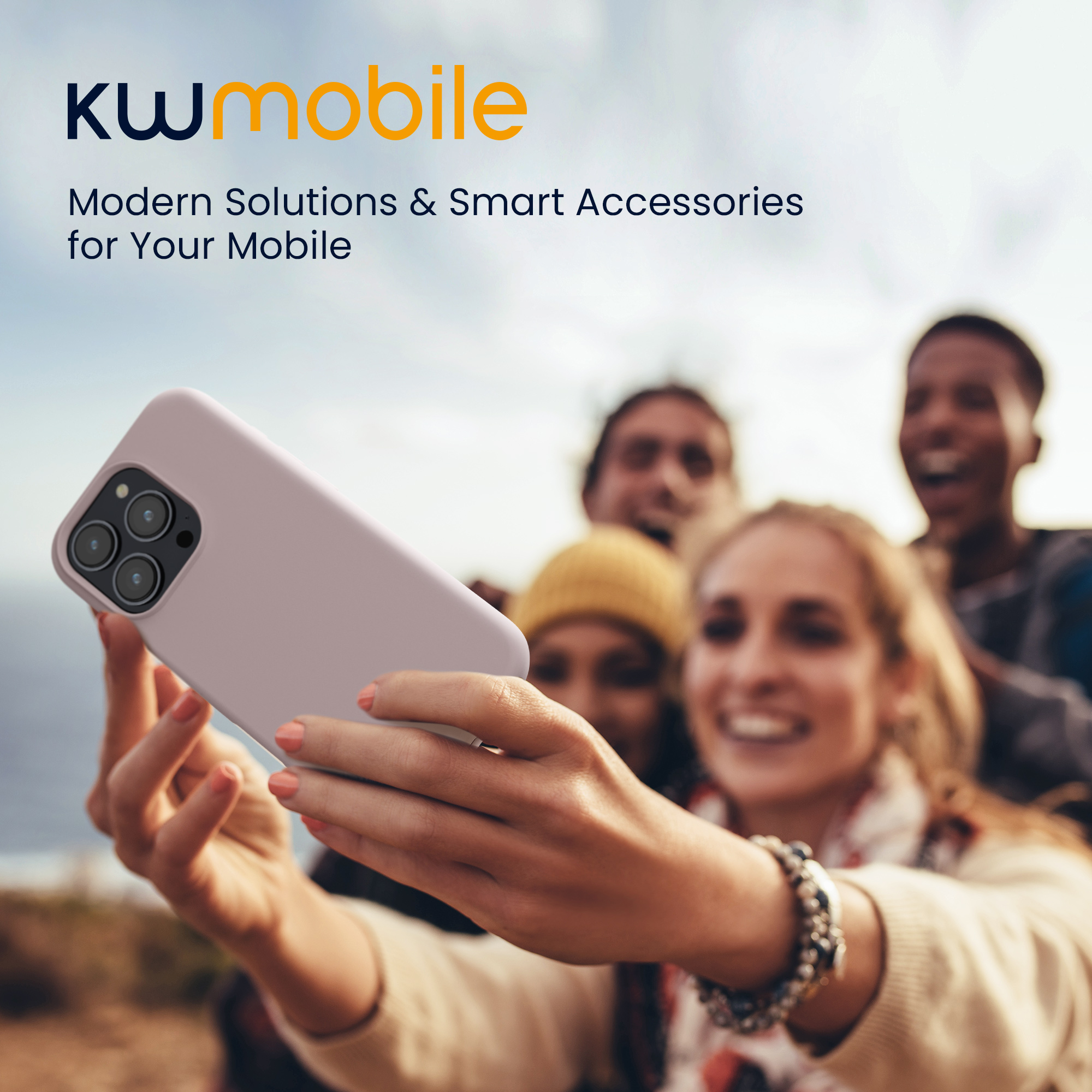 Silikonový kryt na mobil Apple iPhone 16 Pro kwmobile - fialová