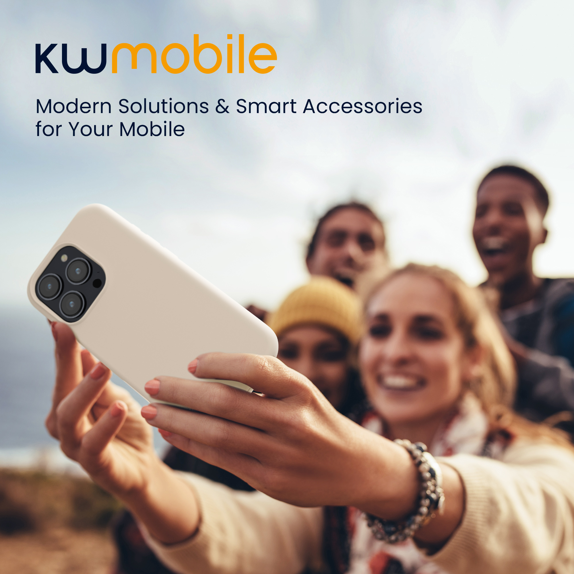 Silikonový kryt na mobil Apple iPhone 16 Pro Max kwmobile - Cream