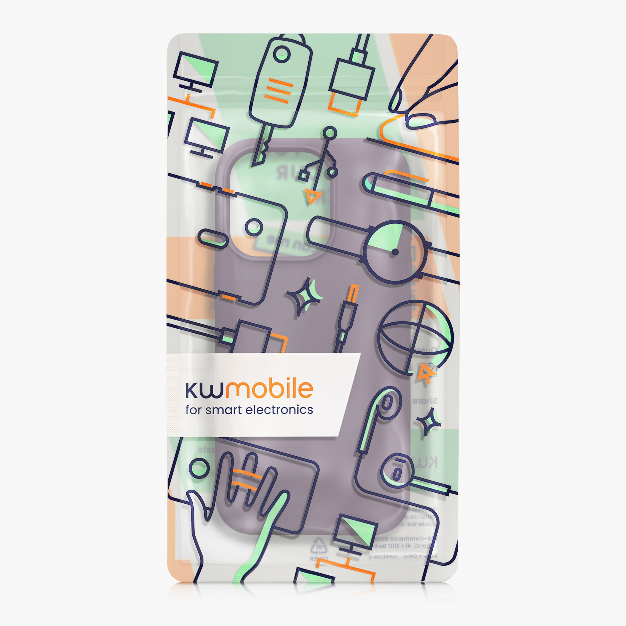 Silikonový kryt na mobil Apple iPhone 16 Pro Max kwmobile - Pale Iris
