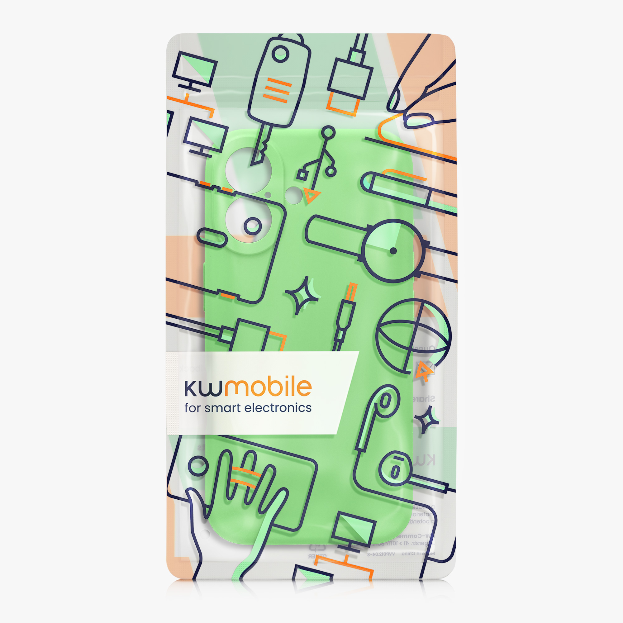 Silikonový kryt kwmobile pro iPhone 16 - limetkově zelená