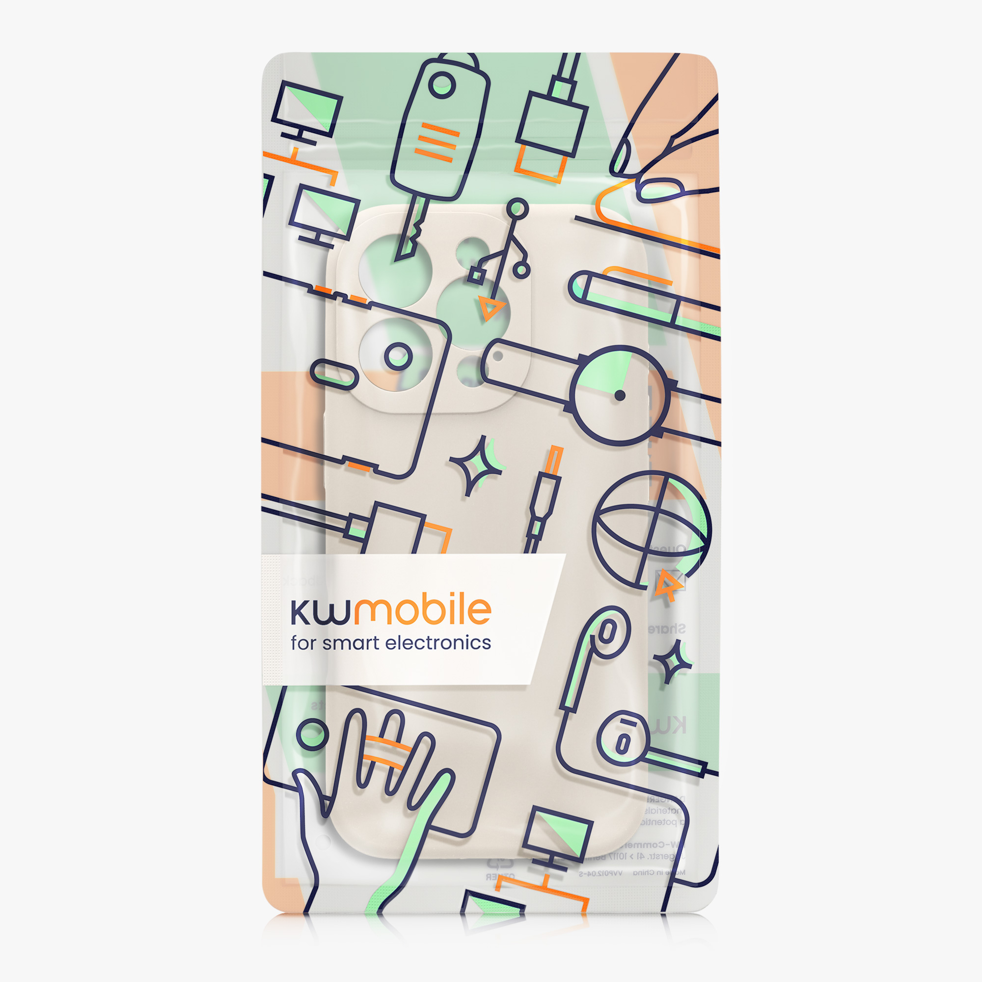 Silikonový kryt na mobil Apple iPhone 16 Pro kwmobile - Cream