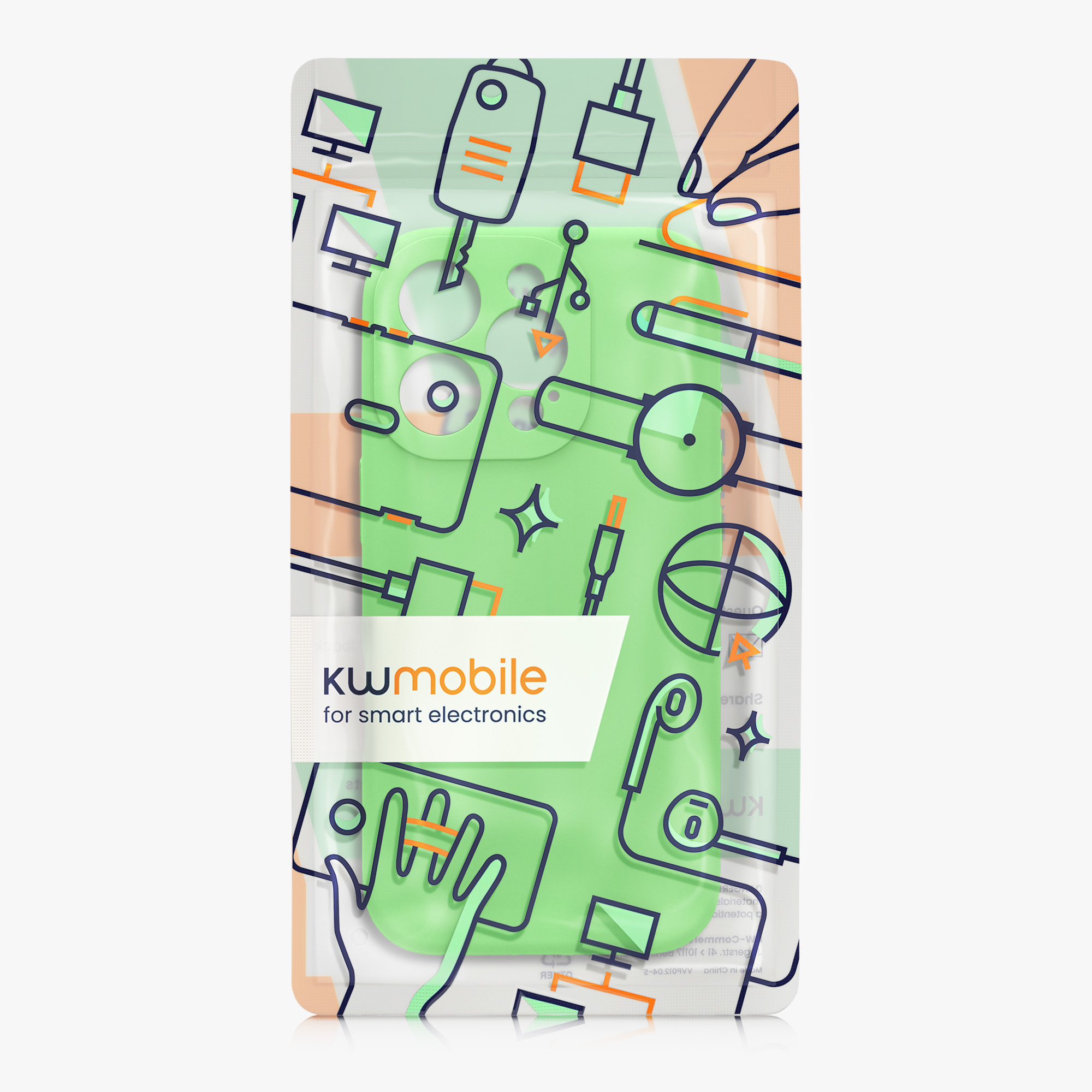 Silikonový kryt na mobil Apple iPhone 16 Pro kwmobile - zelená