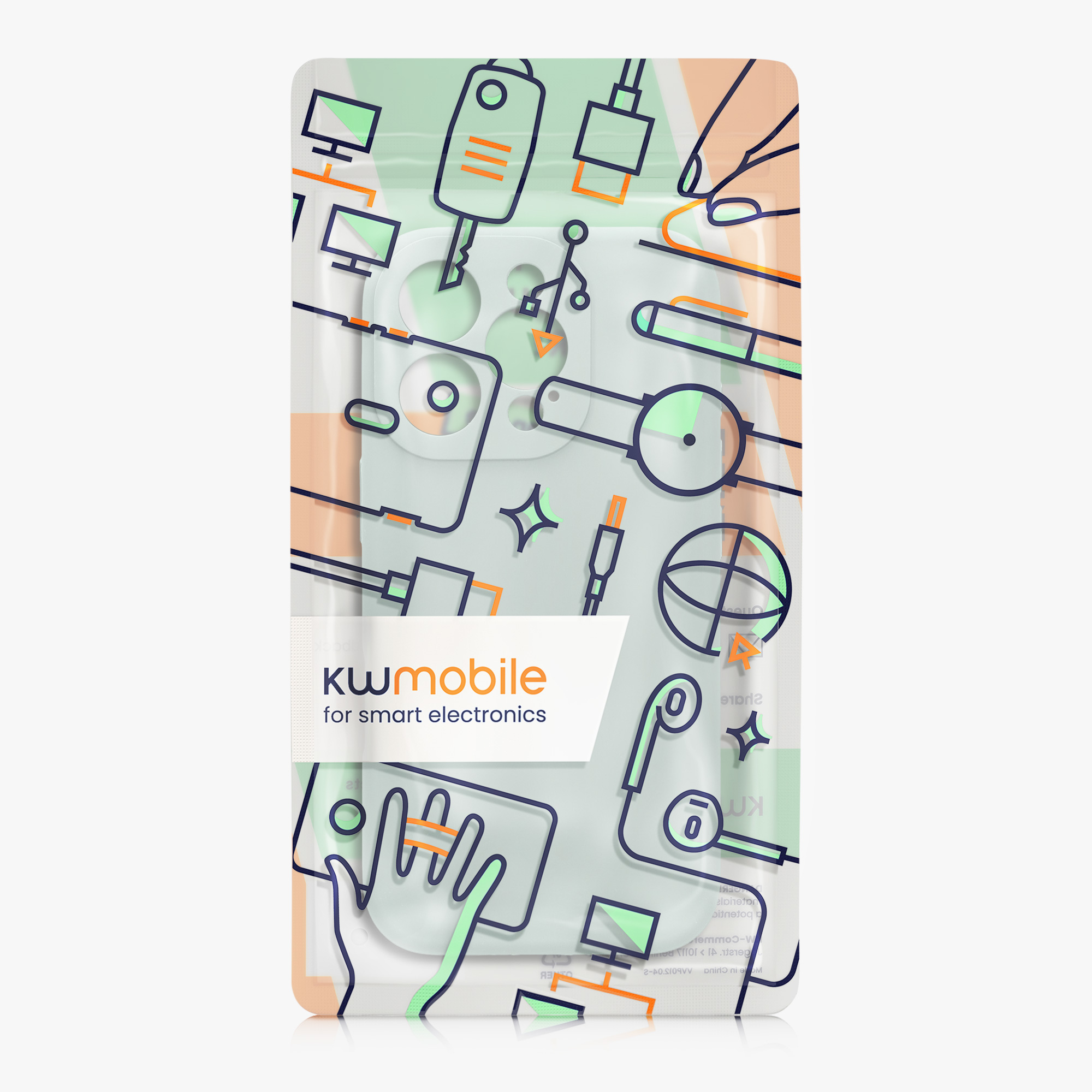 Silikonový kryt na mobil Apple iPhone 16 Pro kwmobile - mátová