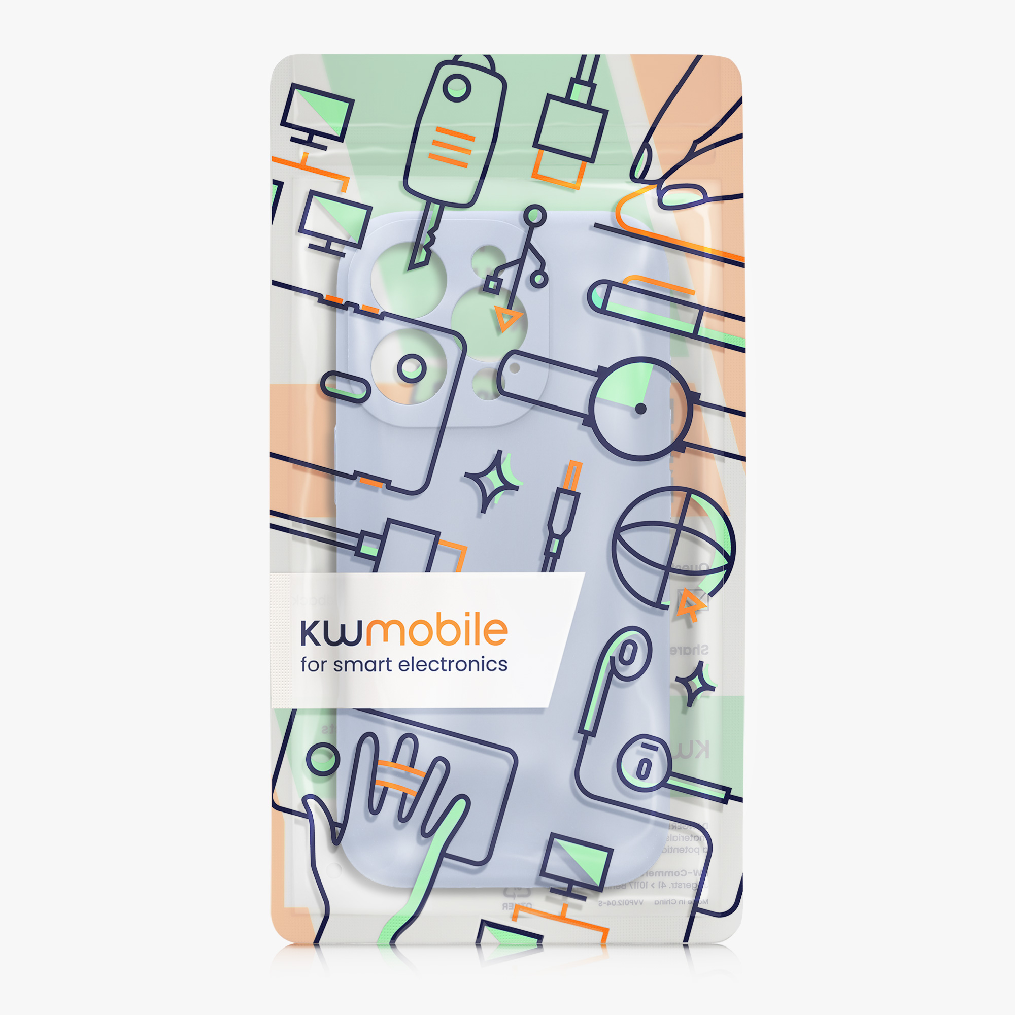 Silikonový kryt na mobil Apple iPhone 16 Pro kwmobile - světle modrá