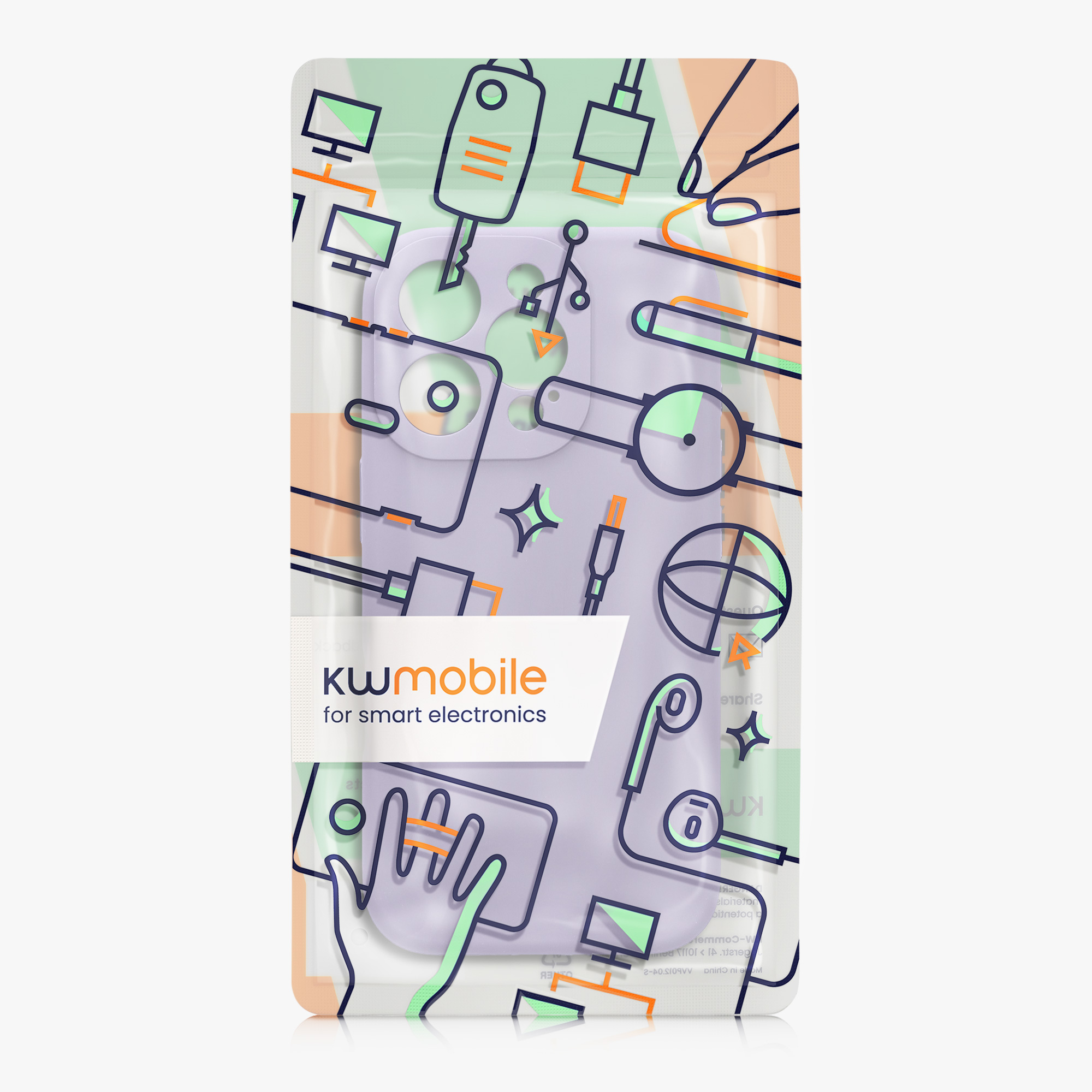 Silikonový kryt na mobil Apple iPhone 16 Pro kwmobile - levandulová