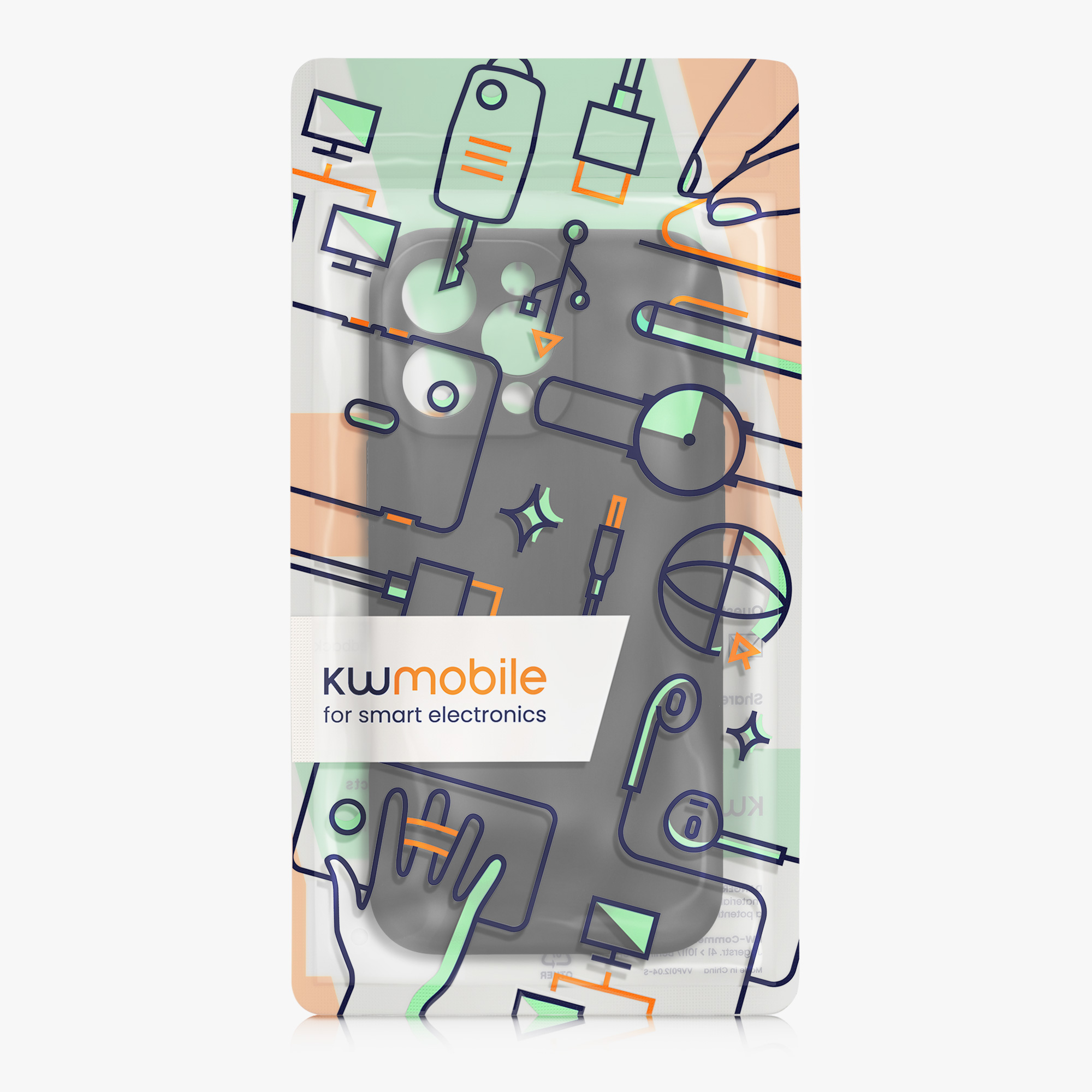 Silikonový kryt na mobil Apple iPhone 16 Pro Max kwmobile - černá