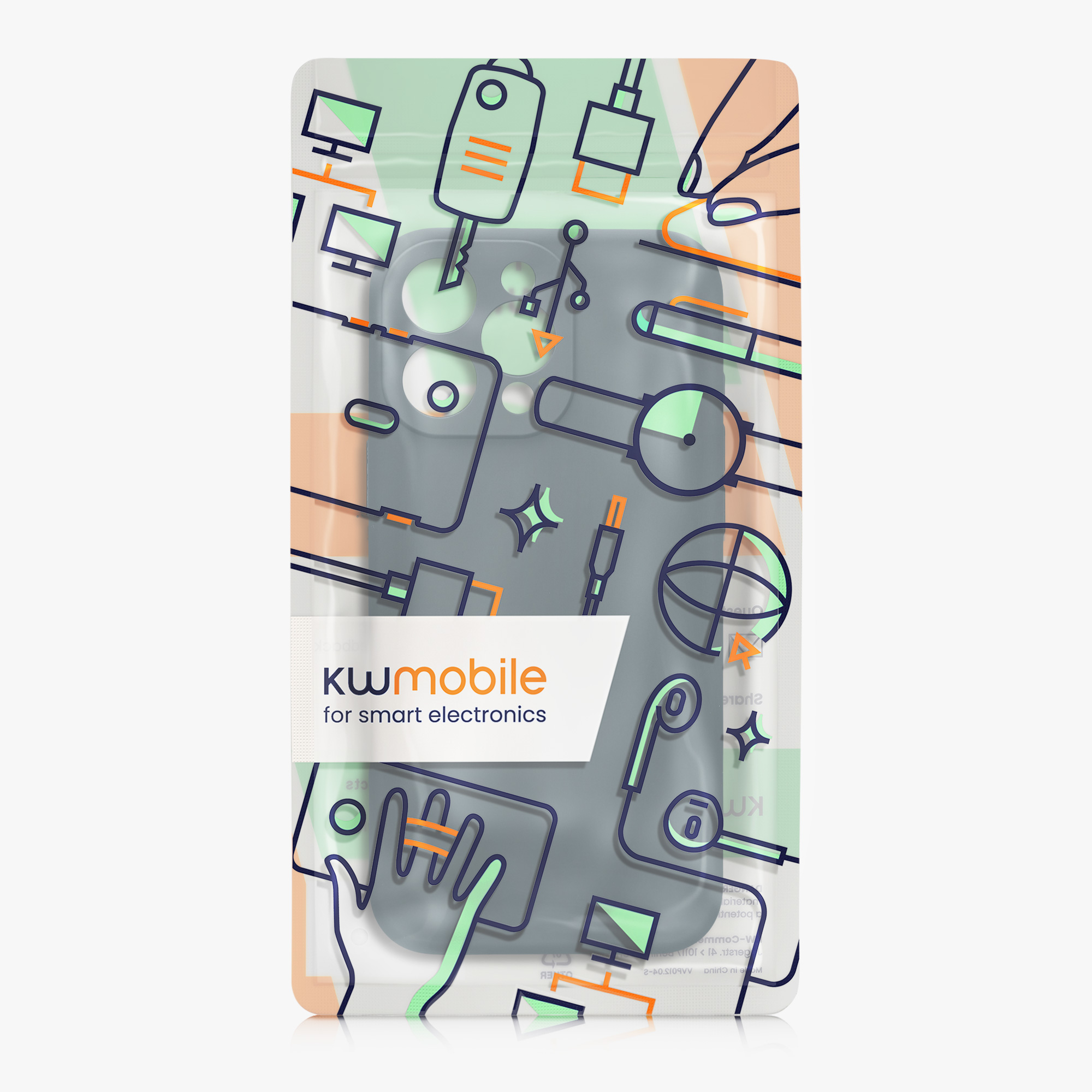 Silikonový kryt na mobil Apple iPhone 16 Pro Max kwmobile - Dark Slate