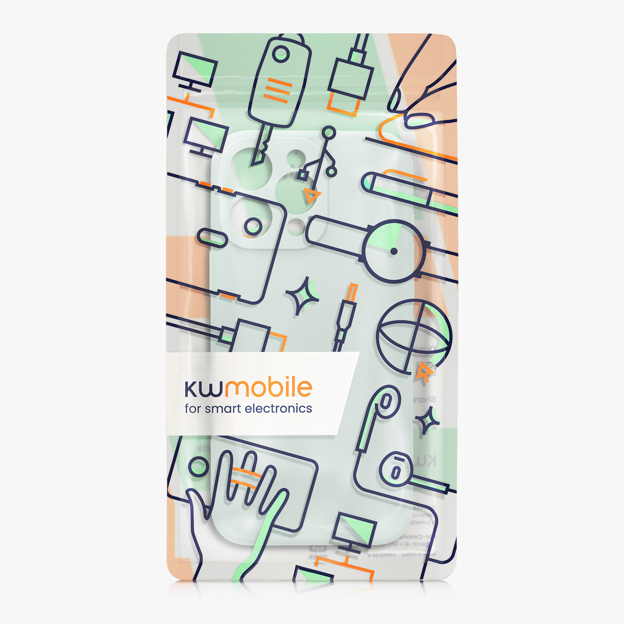 Silikonový kryt na mobil Apple iPhone 16 Pro Max kwmobile - mátová